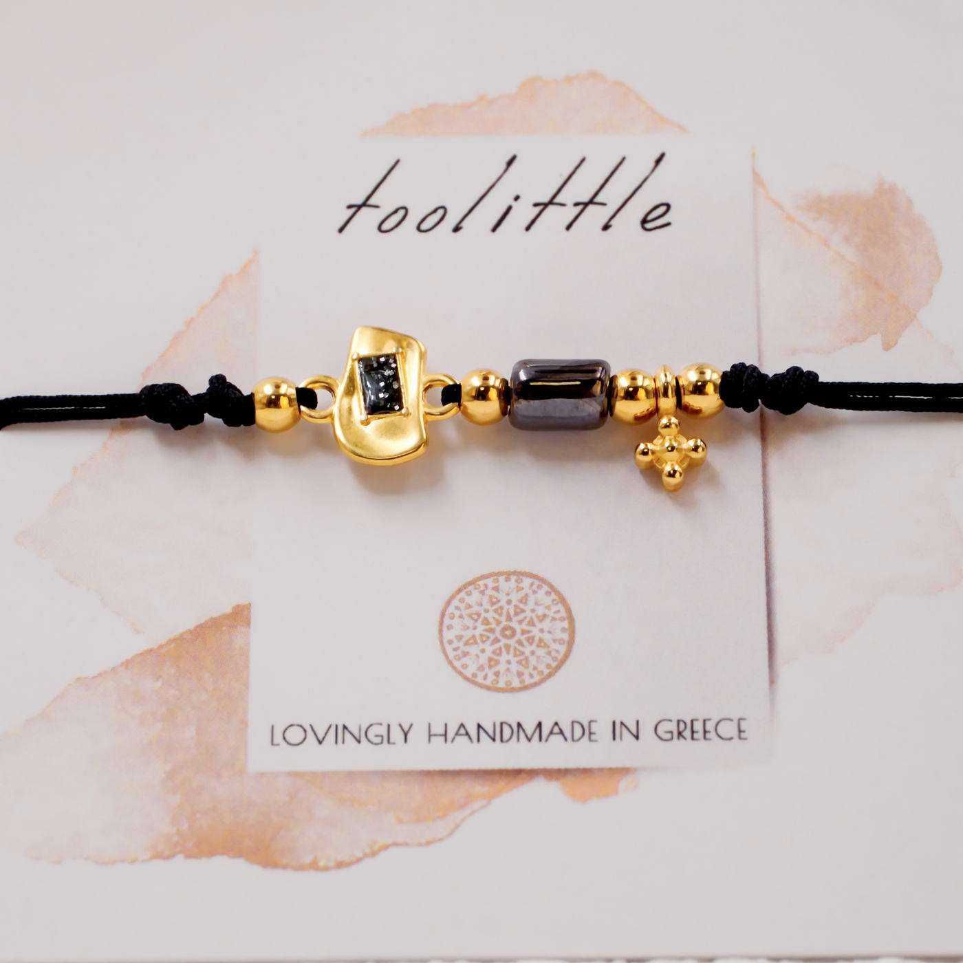 Black Cord Makrame Bracelet — Bracelets from Toolittle — additional view 5