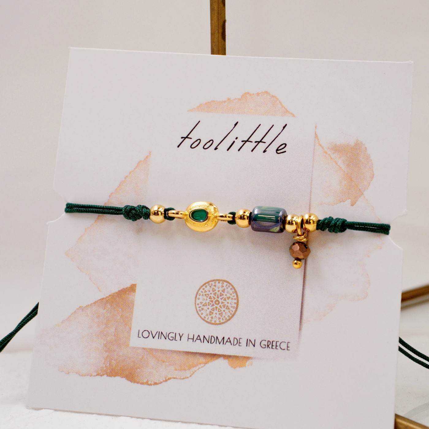 Green Cord Makrame Bracelet — Bracelets from Toolittle — additional view 3