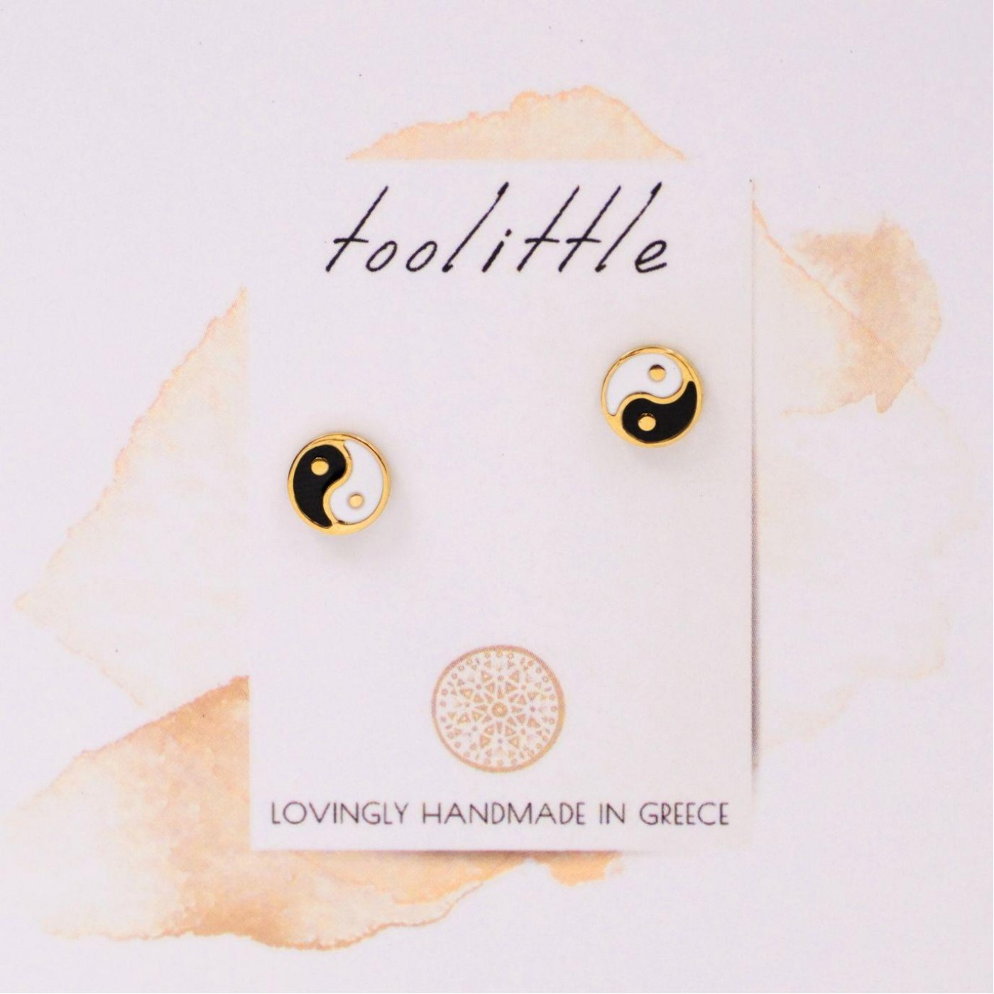 Yin & Yang Inox Earrings — Earrings from Toolittle — additional view 3