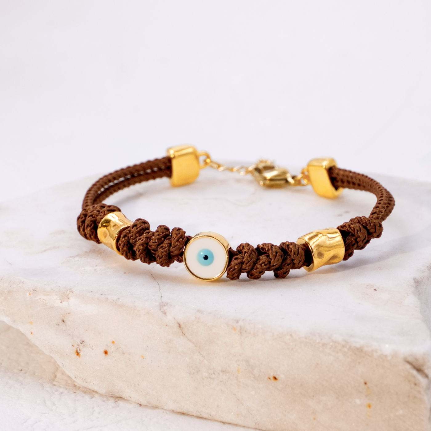 Cord Bracelet with Evil Eye — Bracelets from Toolittle — additional view 3