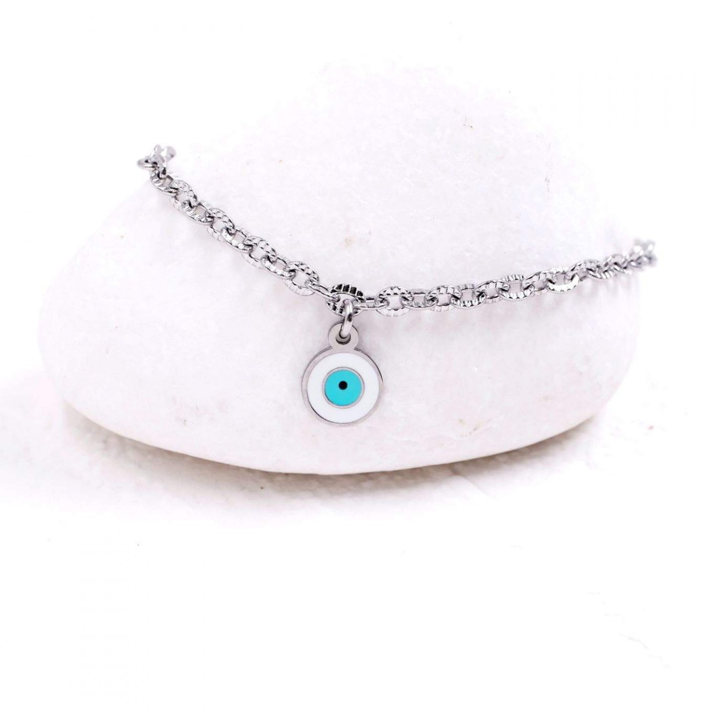 Stainless Steel Jewelry: Bracelet with Evil Eye | Metal Selection — Bracelets from Toolittle — additional view 2