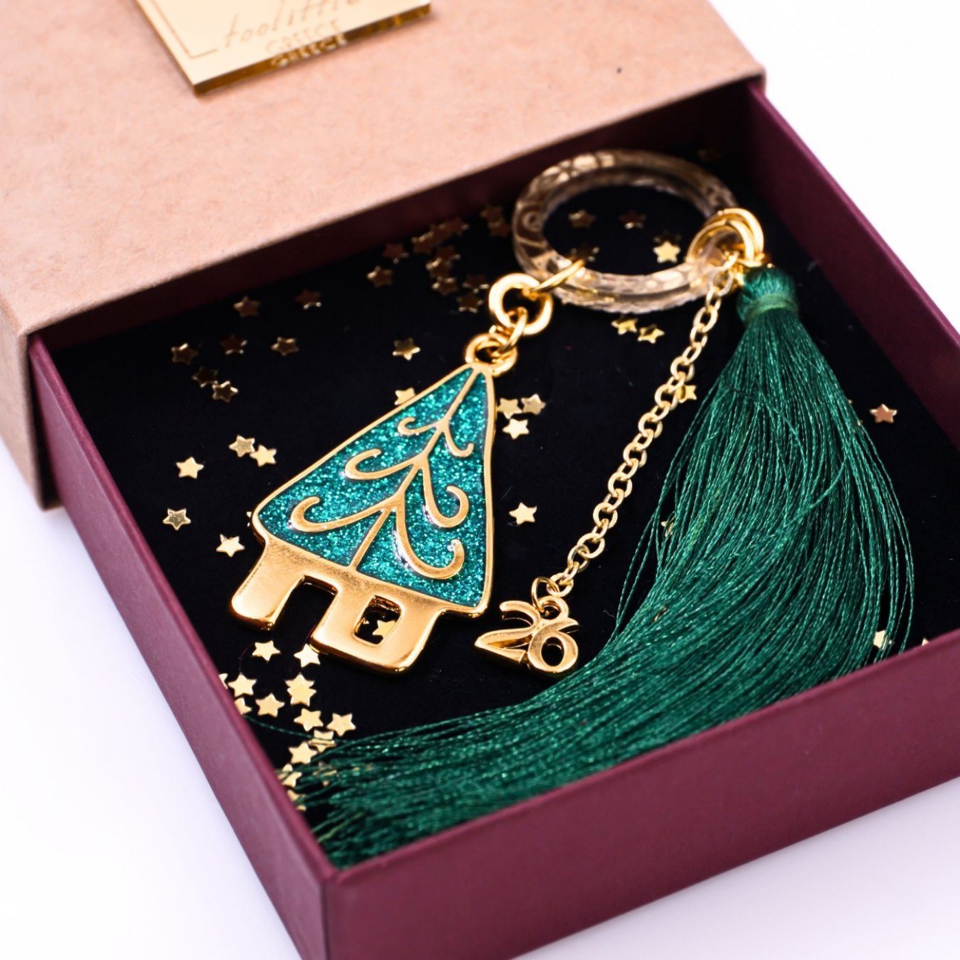 2026 Lucky Charm: Christmas House-Tree — Pendants & charms from Toolittle — additional view 3