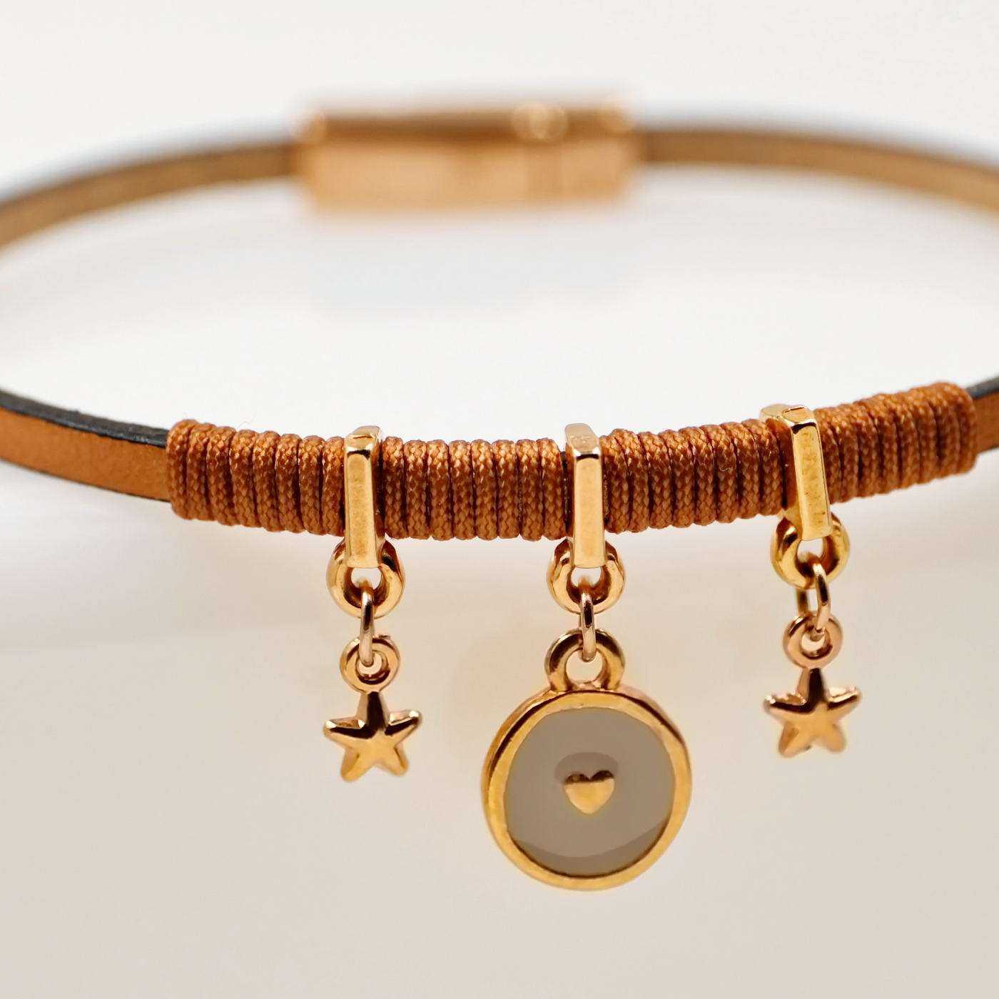 Leather Bracelet Toolittle Stars — Bracelets from Toolittle — additional view 3