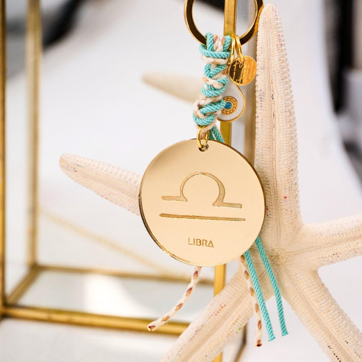 Air Signs Keychains (Gemini, Libra, Aquarius) — Pendants & charms from Toolittle — additional view 3