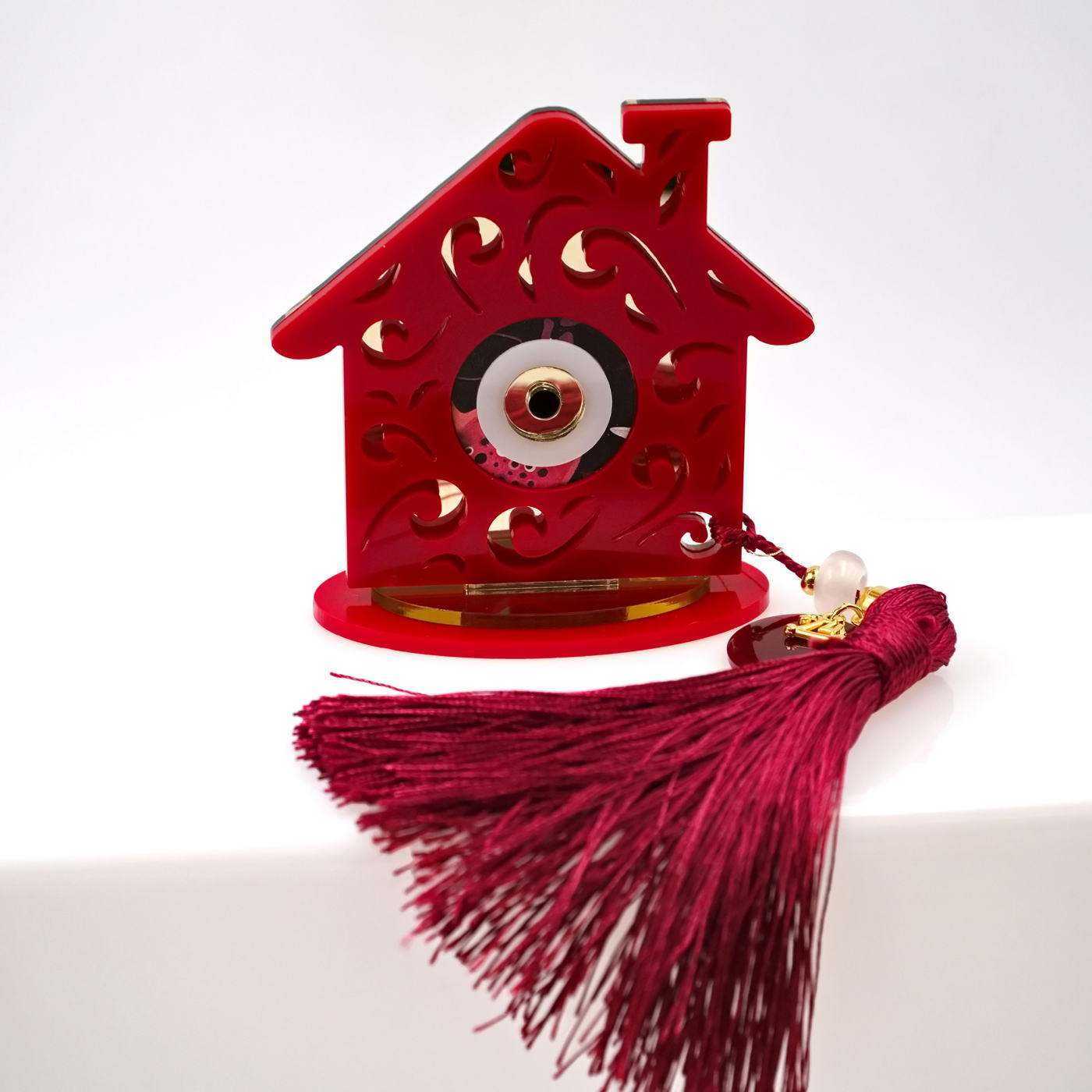 Plexiglass Lucky Charm "House with Evil Eye" — Pendants & charms from Toolittle — additional view 3
