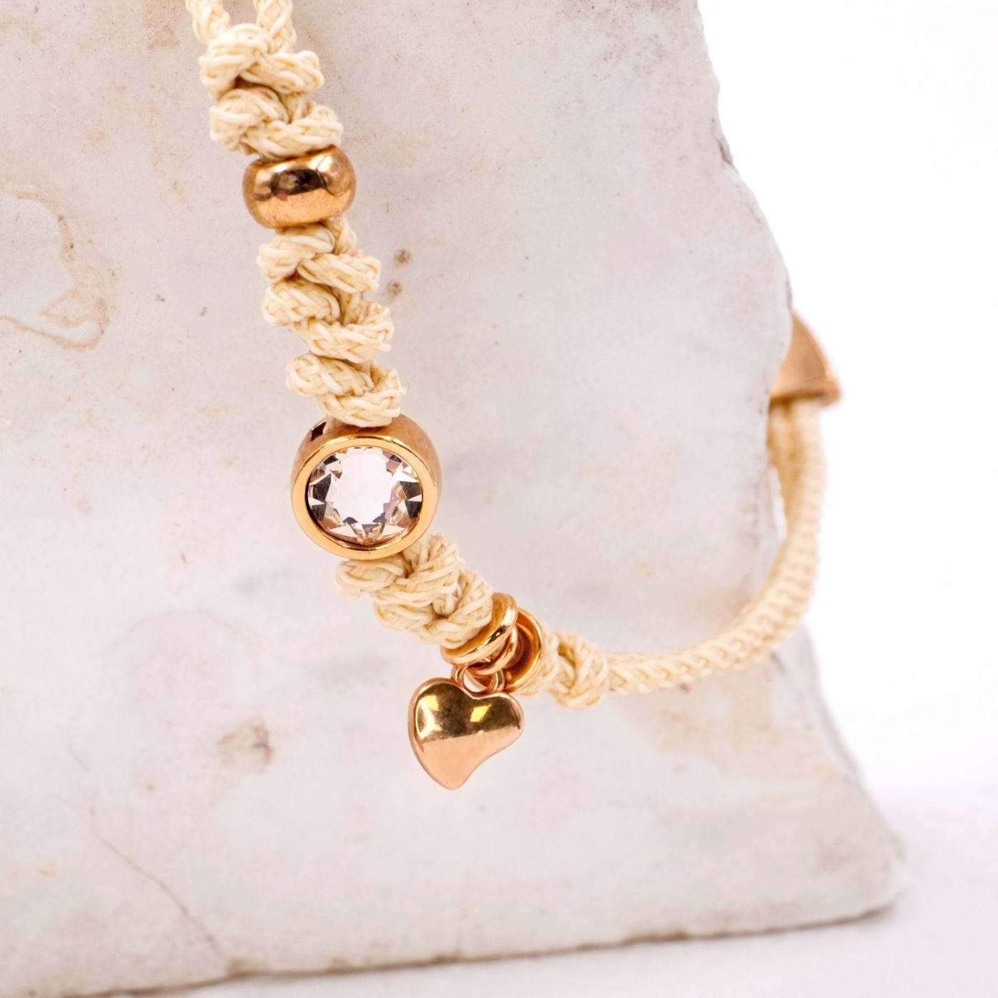 Cord Bracelet with Crystal — Bracelets from Toolittle — additional view 2