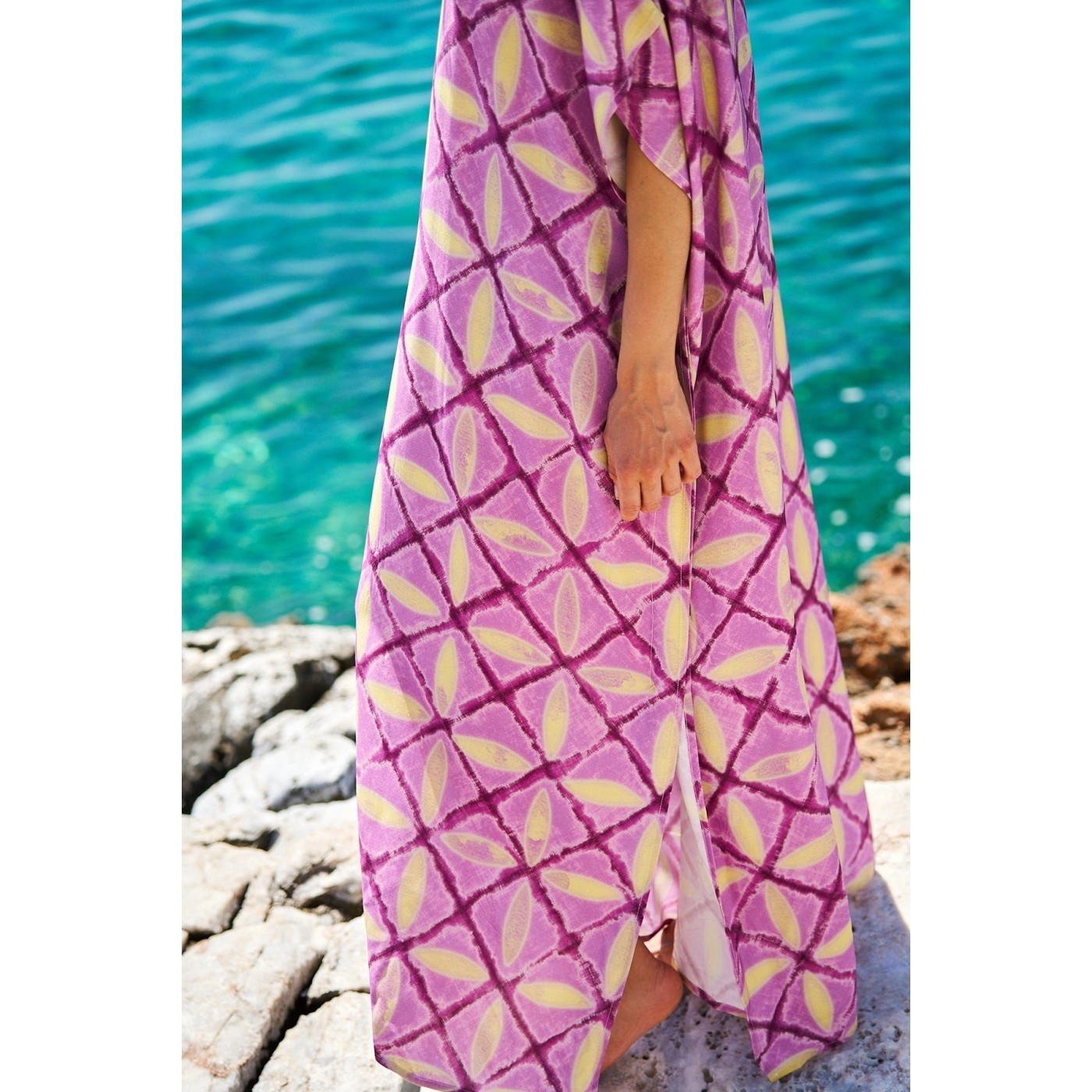 KOKKOSAMMOU Maxi caftan Corfu — Dresses from Toolittle — additional view 2