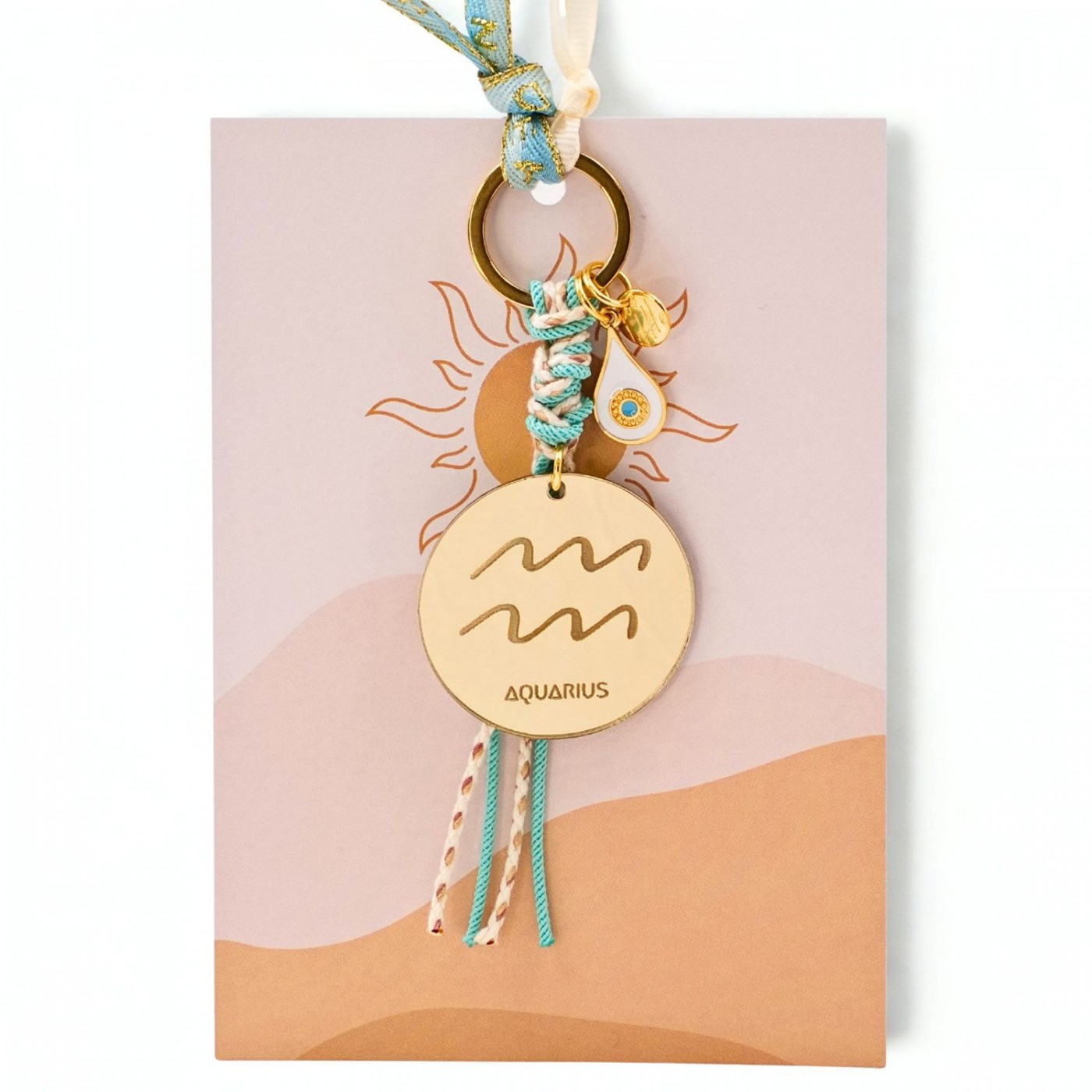 Air Signs Keychains (Gemini, Libra, Aquarius) — Pendants & charms from Toolittle — additional view 5