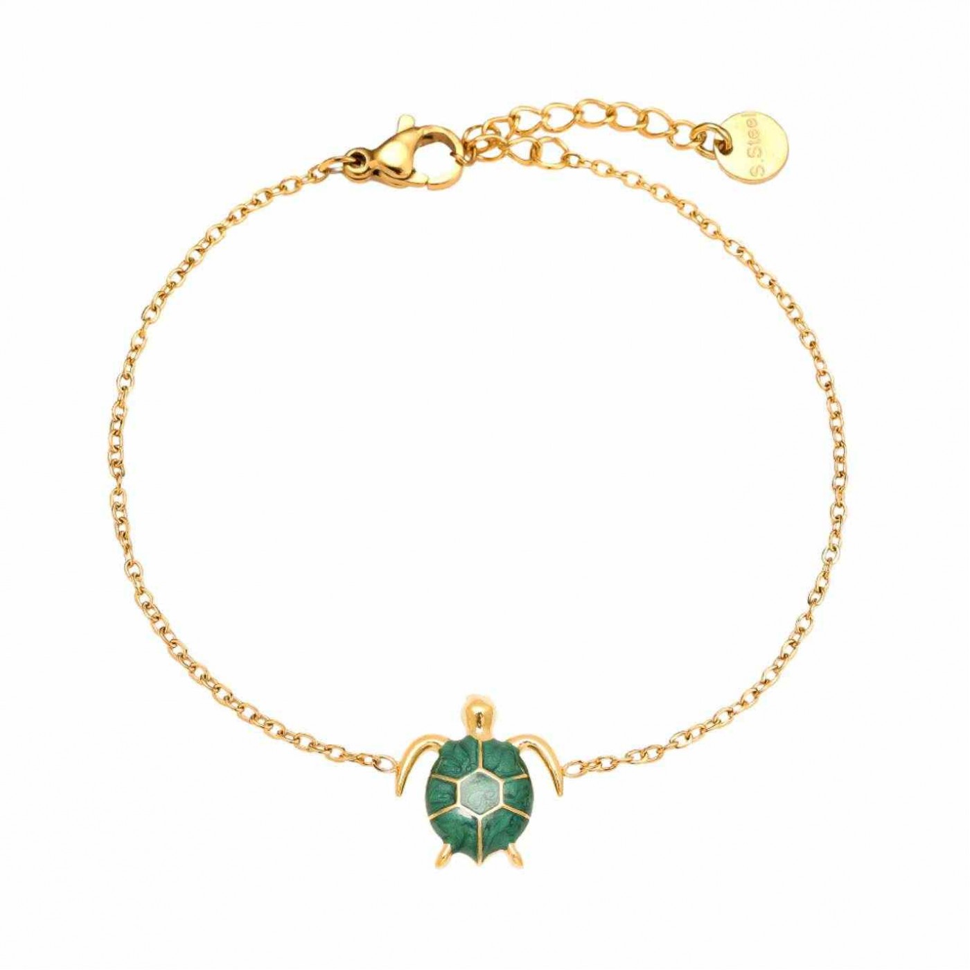Sea Turtle Inox Chain Bracelet — Bracelets from Toolittle — additional view 2