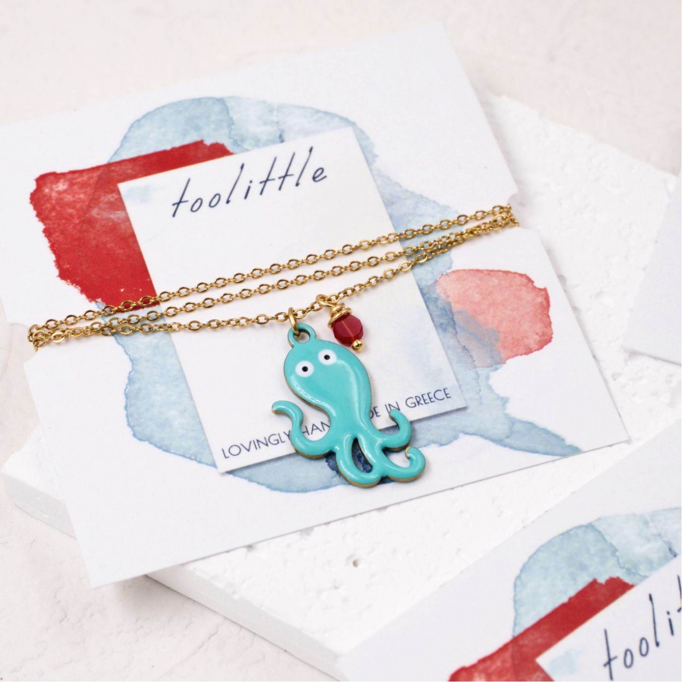 Octopus Inox Kids Necklace — Necklaces from Toolittle — additional view 3