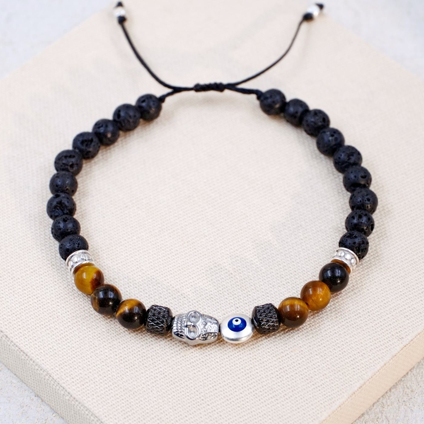 Skull Men's Bracelet — Bracelets from Toolittle — additional view 2
