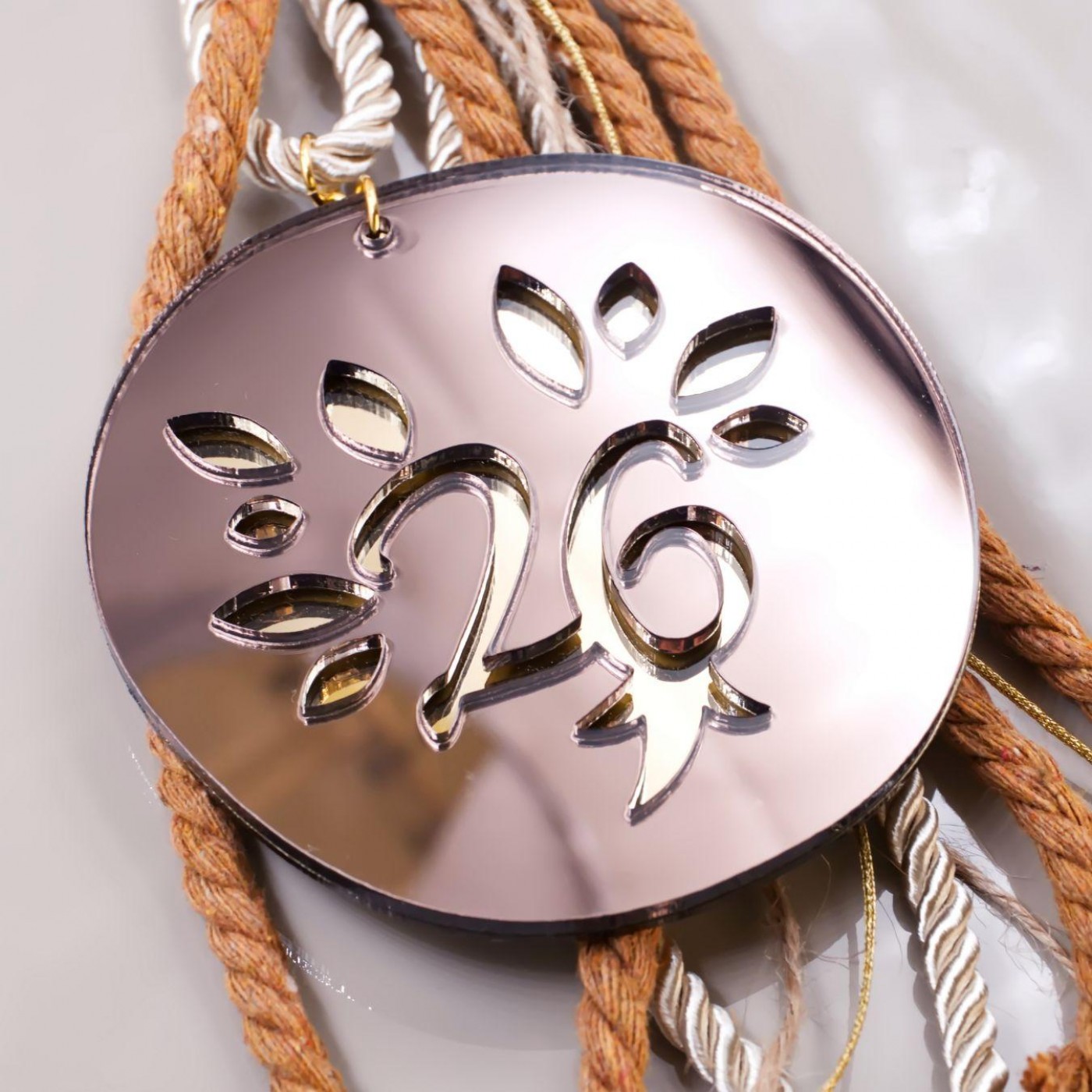 Handmade 2026 Lucky Charm with Abstract Tree of Life — Pendants & charms from Toolittle — additional view 4