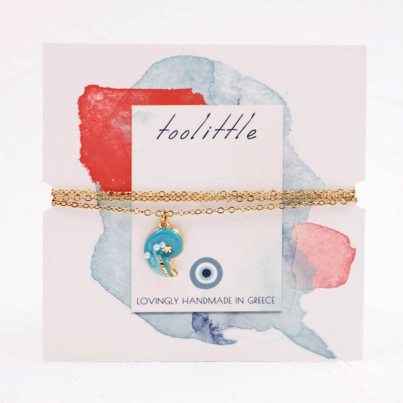 Stainless Steel Jewelry: Pearl Sea Shell Necklace — Necklaces from Toolittle — additional view 6