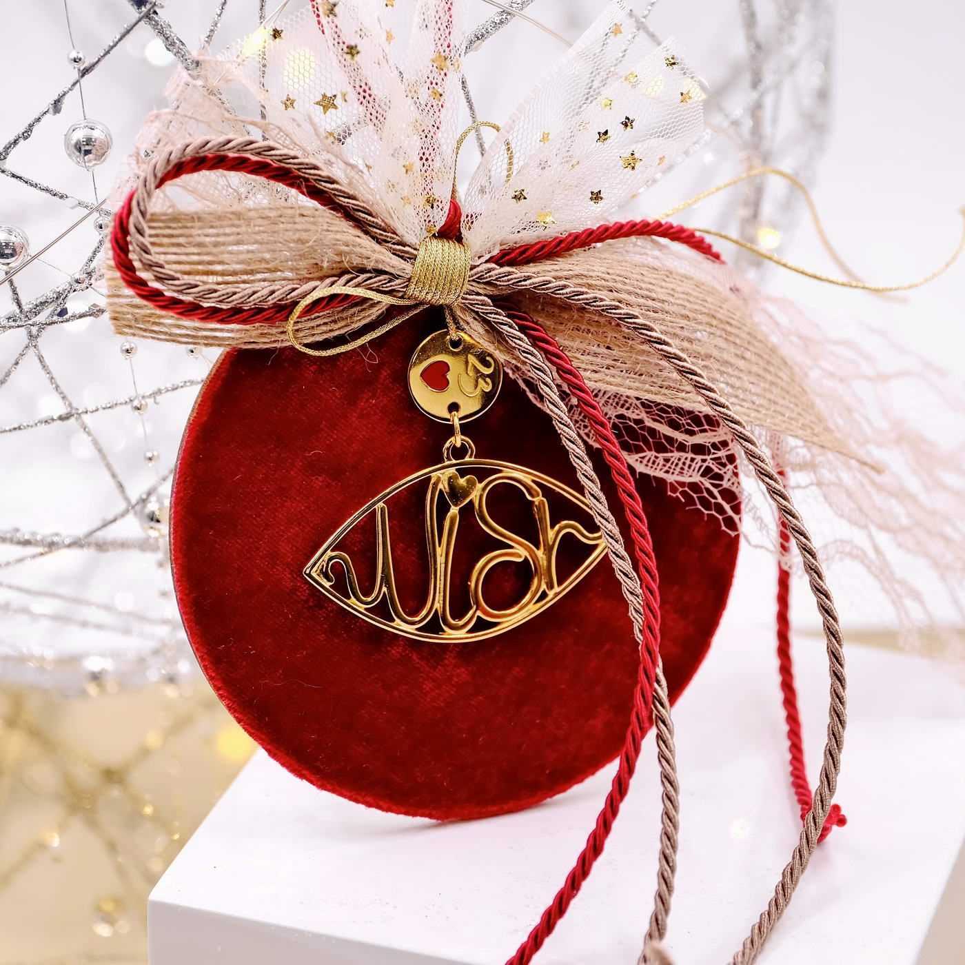 Christmas Lucky Charm with Evil Eye — Pendants & charms from Toolittle — additional view 2