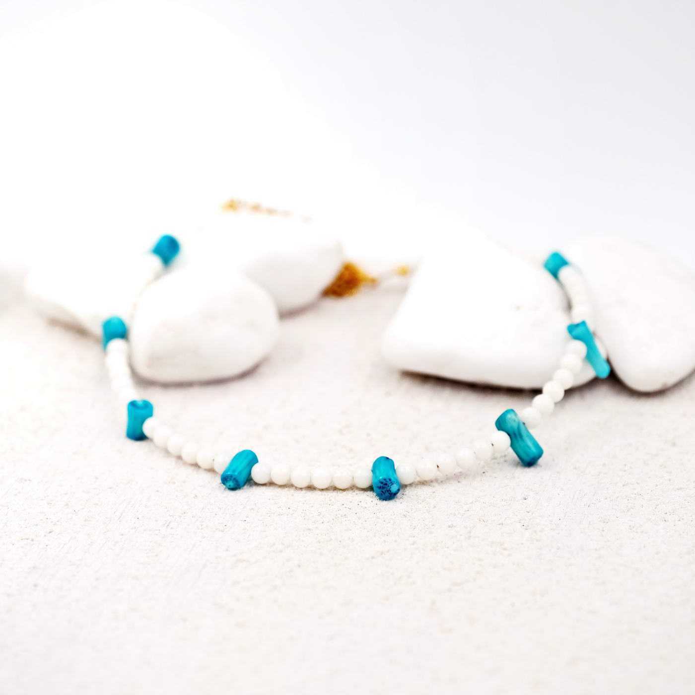Anklet with semiprecious stones — Anklets from Toolittle — additional view 3