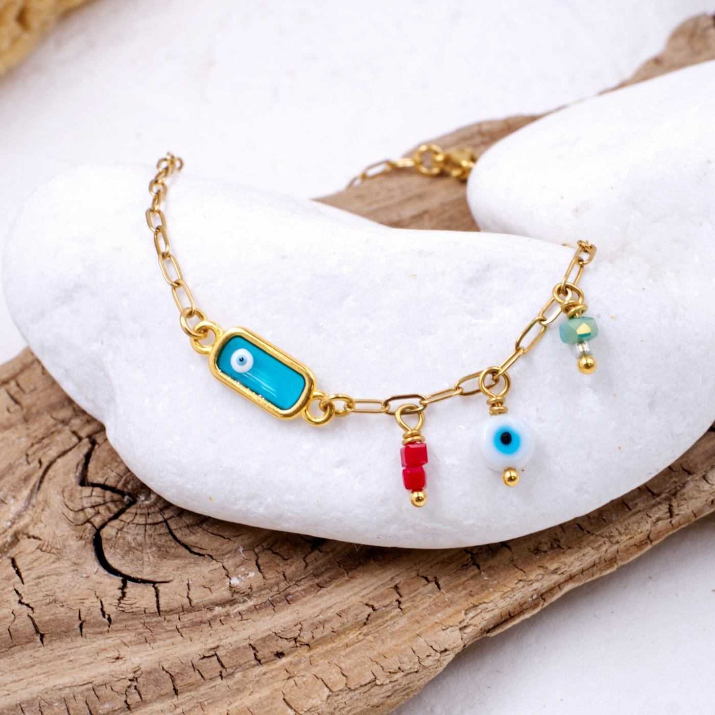 Evil Eye Ankle Bracelet — Anklets from Toolittle — additional view 3