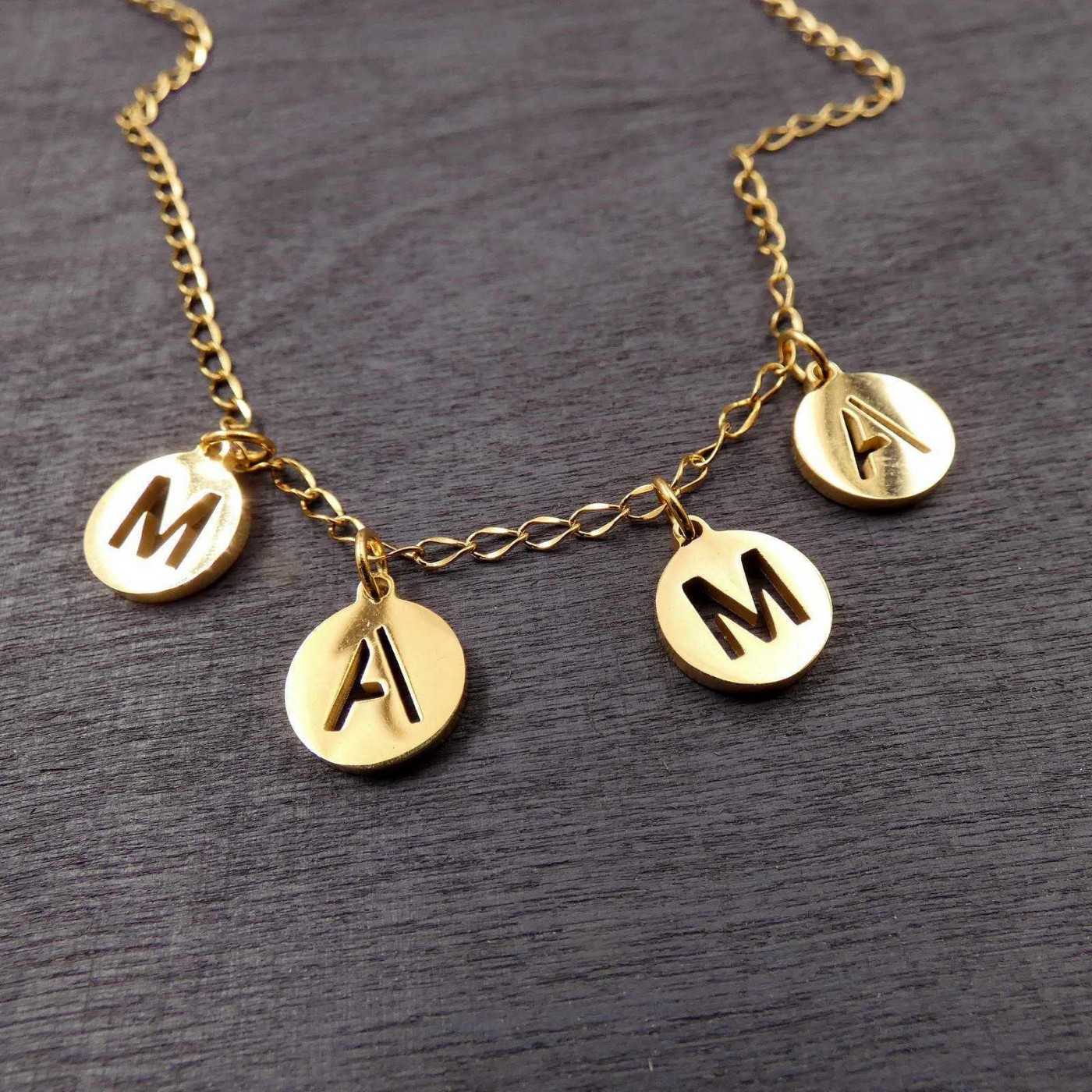 Stainless Steel "MAMA" Necklace