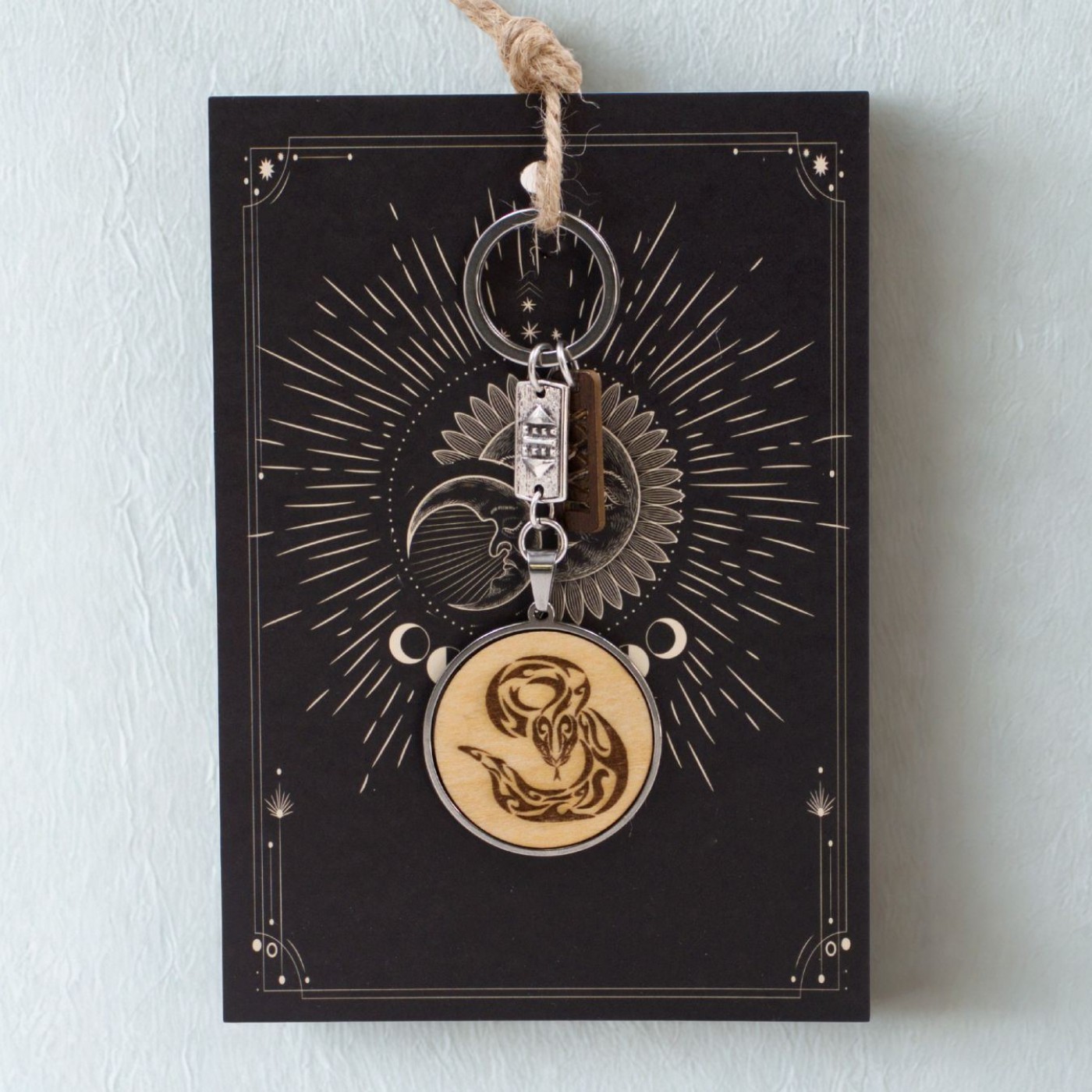 Men’s Lucky Keychain XXVI - "Snake" — Pendants & charms from Toolittle — additional view 3