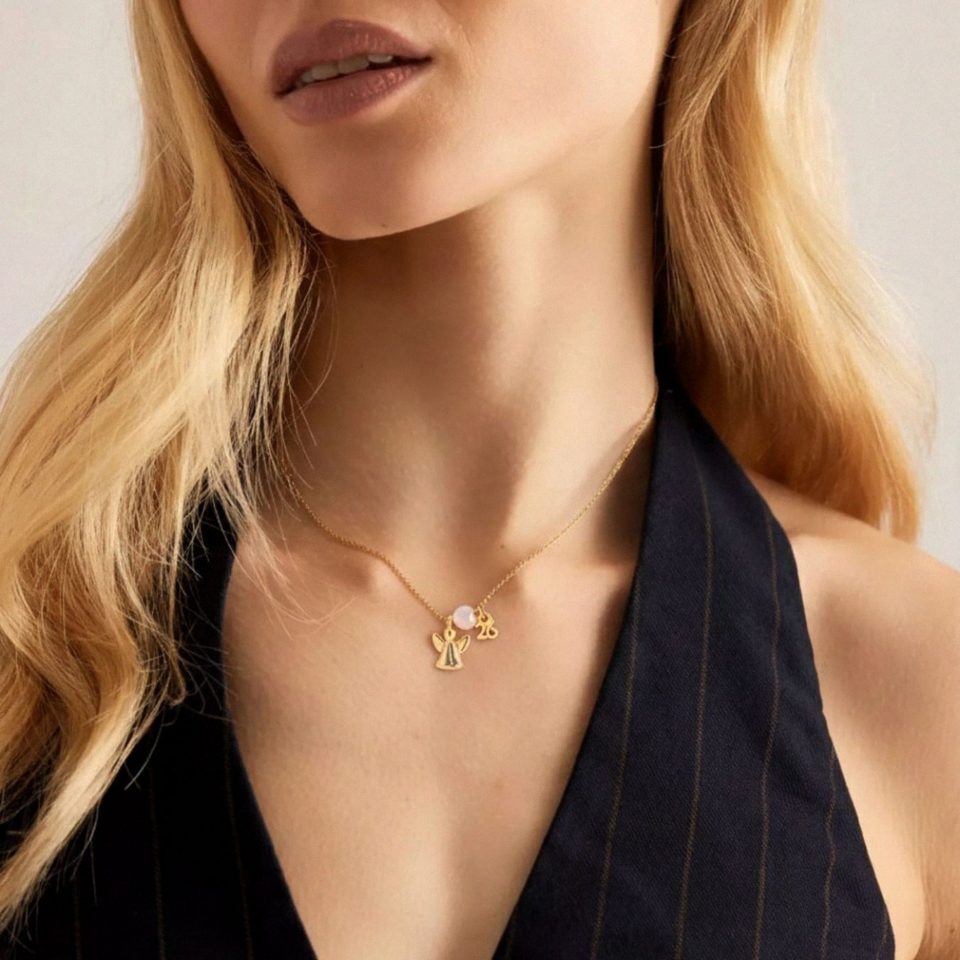Lucky 2026 Necklace - Gold-plated Angel
