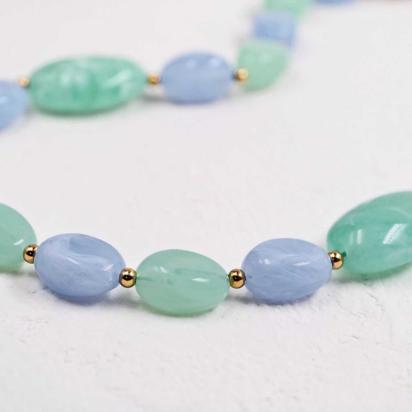 Stainless Steel Jewelry: Handmade Stone Necklace — Necklaces from Toolittle — additional view 2