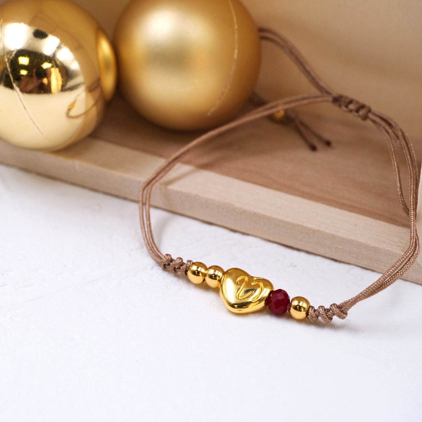 2026 Lucky Bracelet - Gold-plated Heart — Pendants & charms from Toolittle — additional view 2