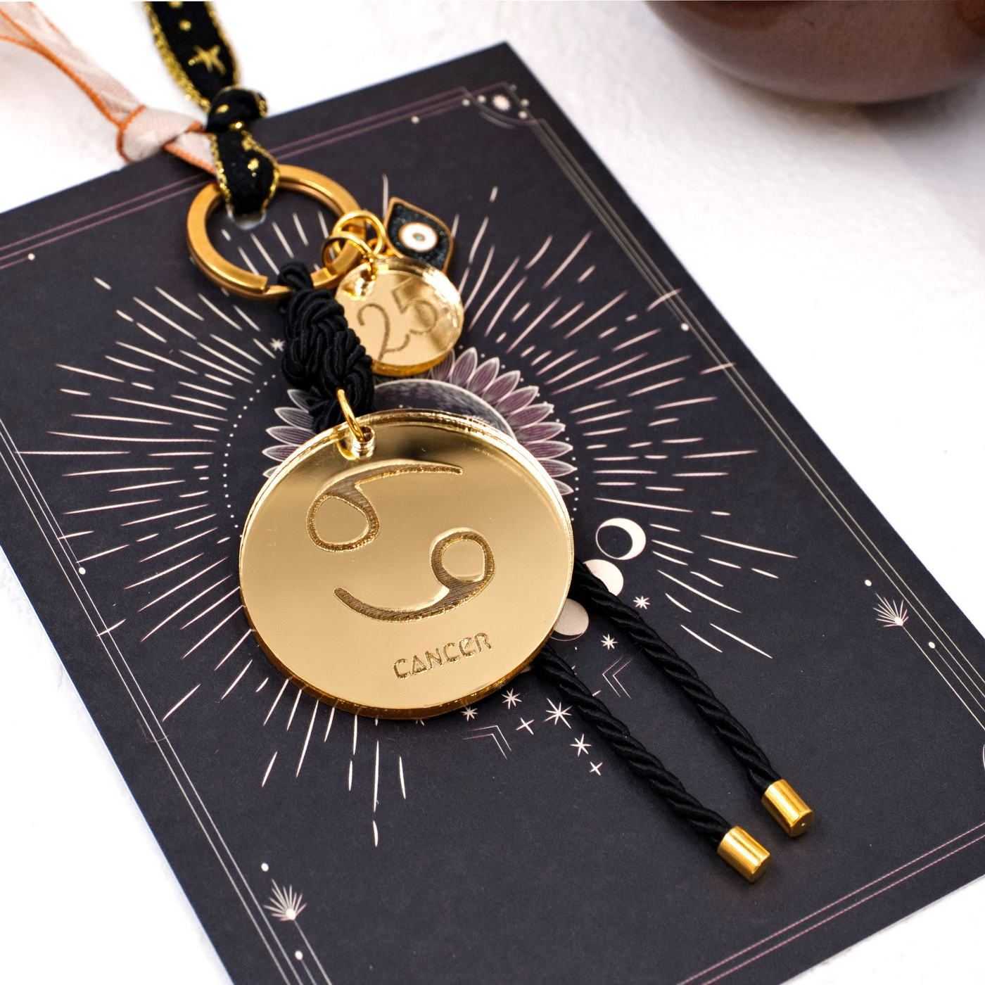 Cancer Sign Lucky Keychain — Pendants & charms from Toolittle — additional view 3