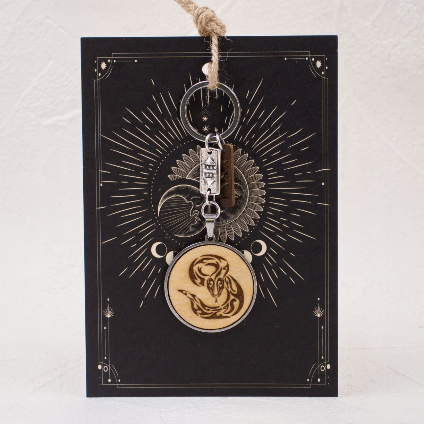 Men’s Lucky Keychain XXVI - "Snake" — Pendants & charms from Toolittle — additional view 6