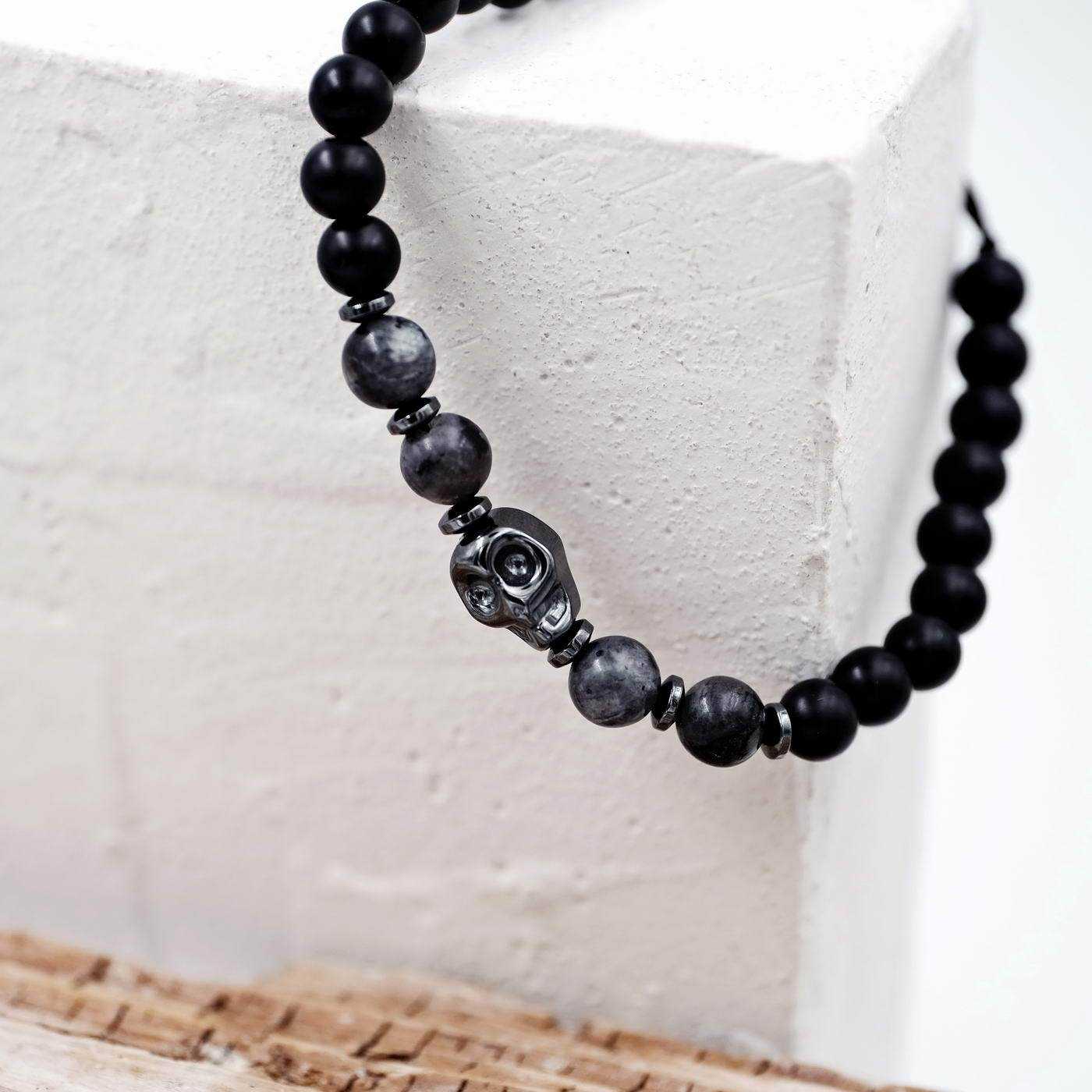 Bracelet for men with semiprecious beads — Bracelets from Toolittle — additional view 3