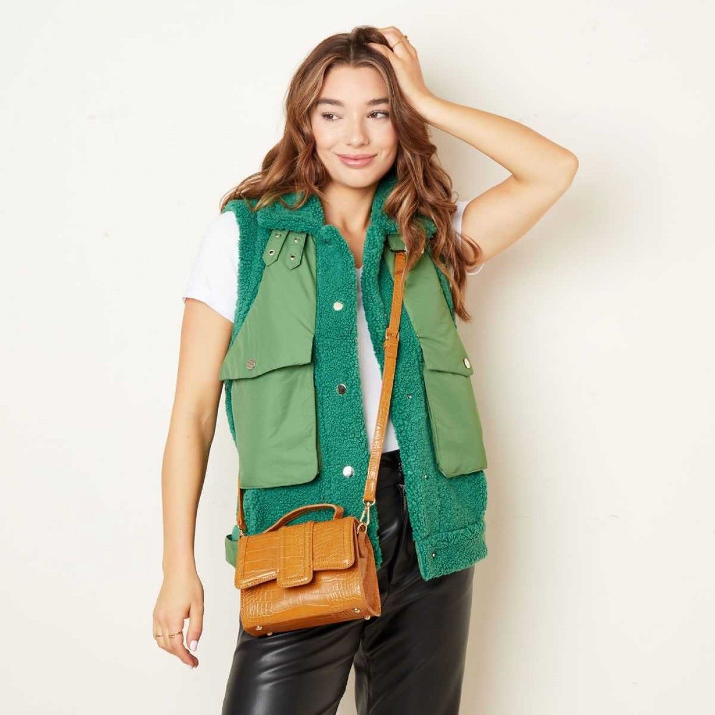 Mini bag Snake camel — Bags & purses from Toolittle — additional view 2