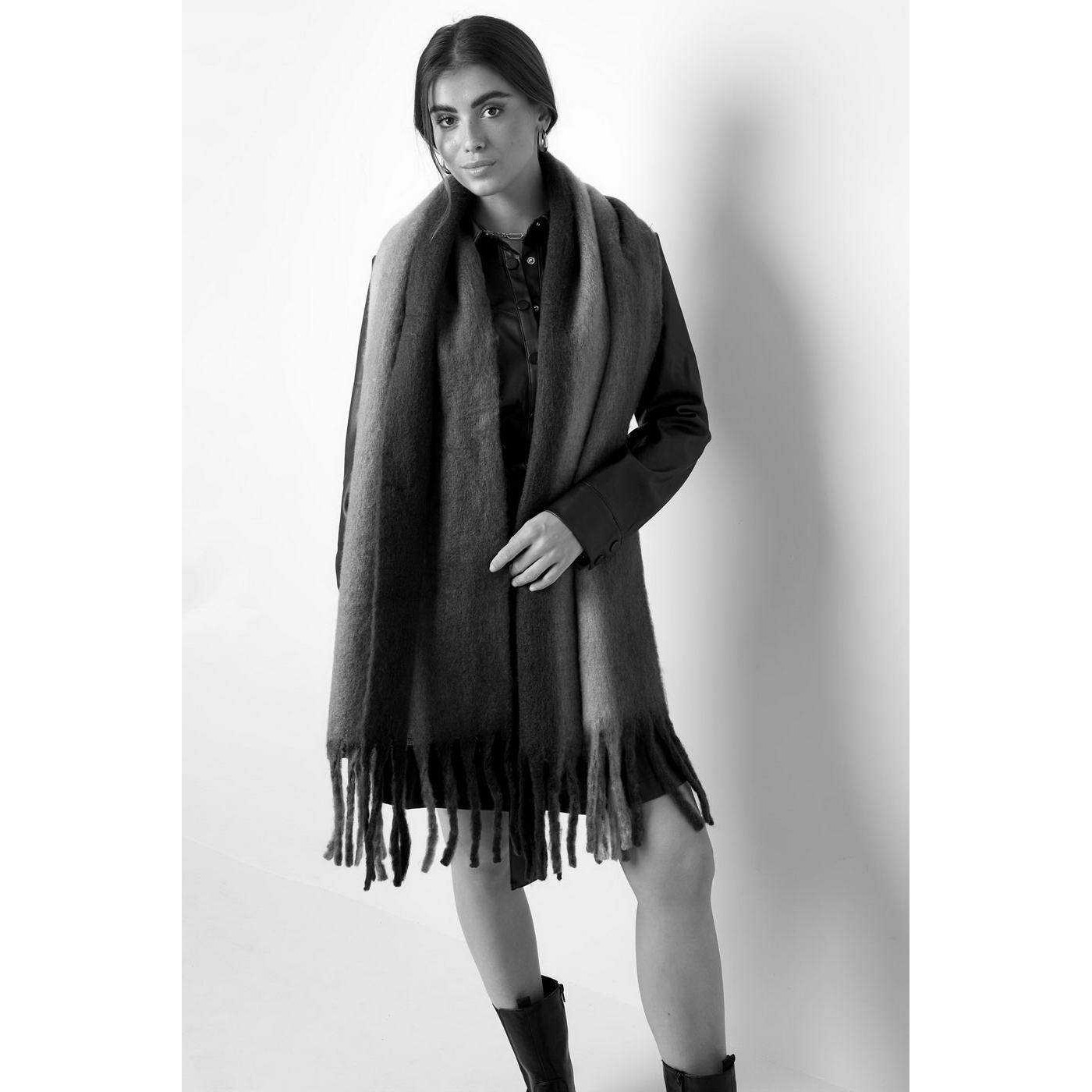 Winter Scarf with Fringe Ombre — Scarves & wraps from Toolittle — additional view 2