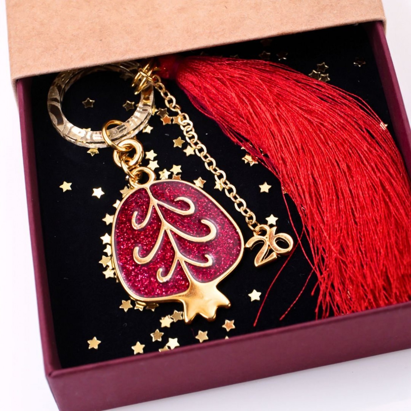 2026 Pomegranate Lucky Charm in a Gift Box — Pendants & charms from Toolittle — additional view 2