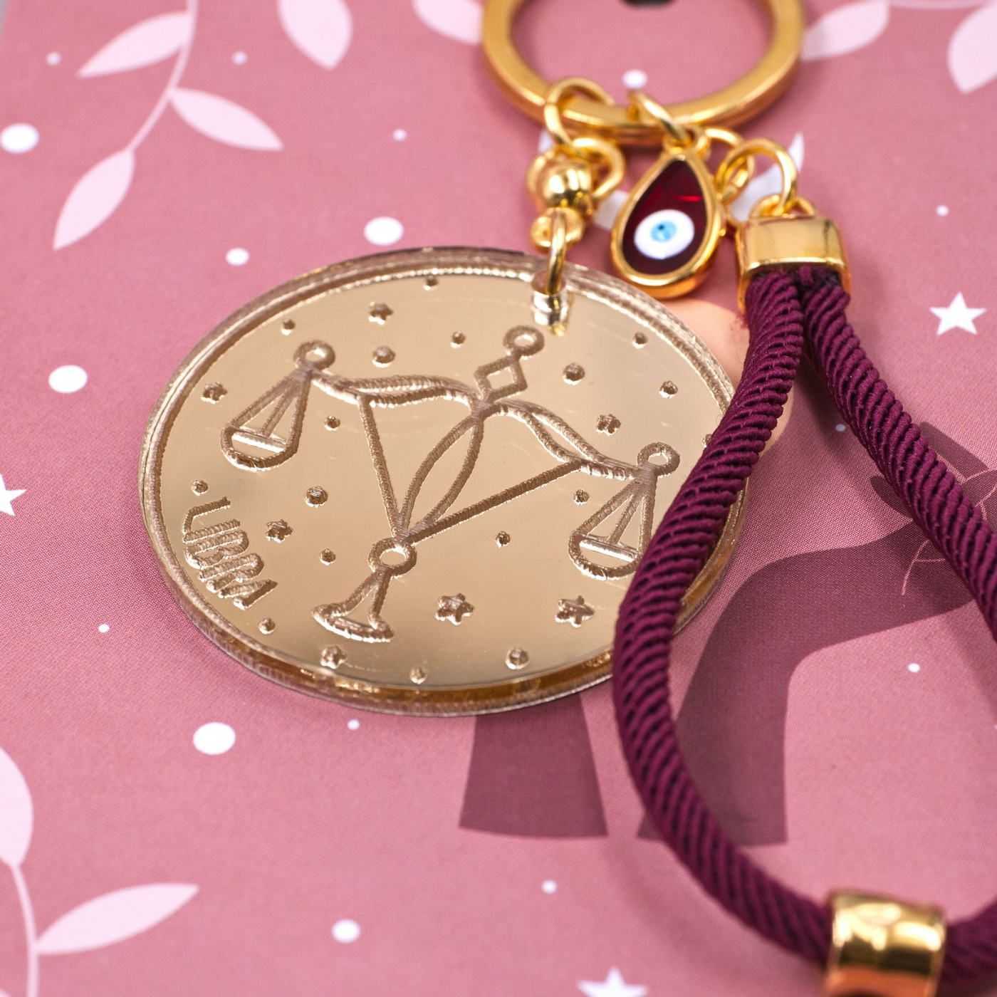 Libra Sign Keychain — Pendants & charms from Toolittle — additional view 2