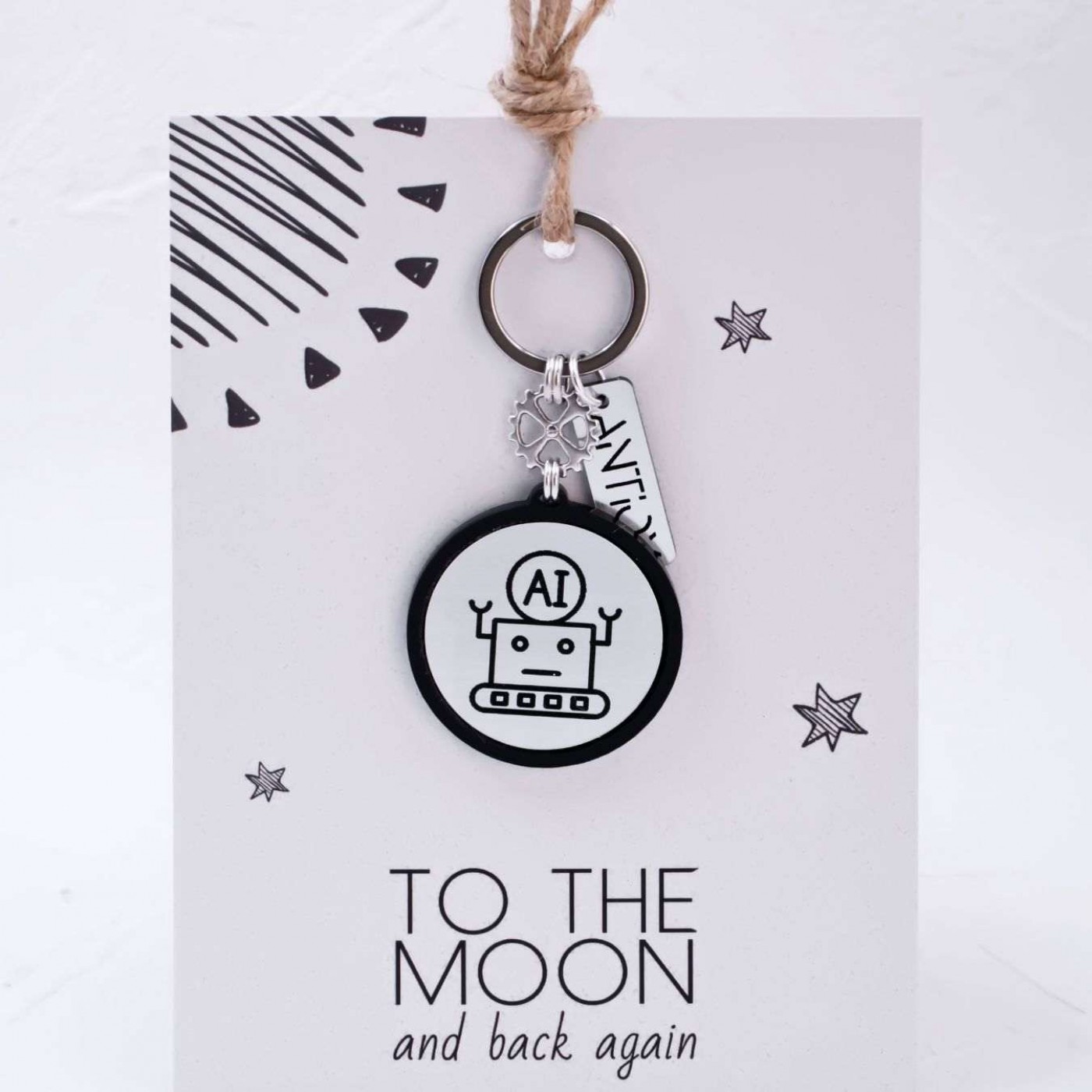 Artificial Intelligence -AI Men’s Keychain — Pendants & charms from Toolittle — additional view 3