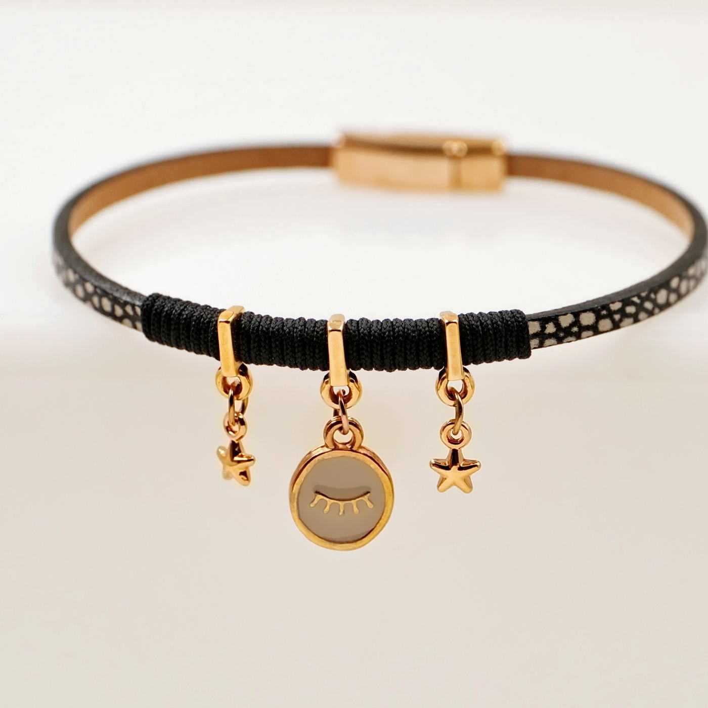 Leather Bracelet Toolittle Stars — Bracelets from Toolittle — additional view 3