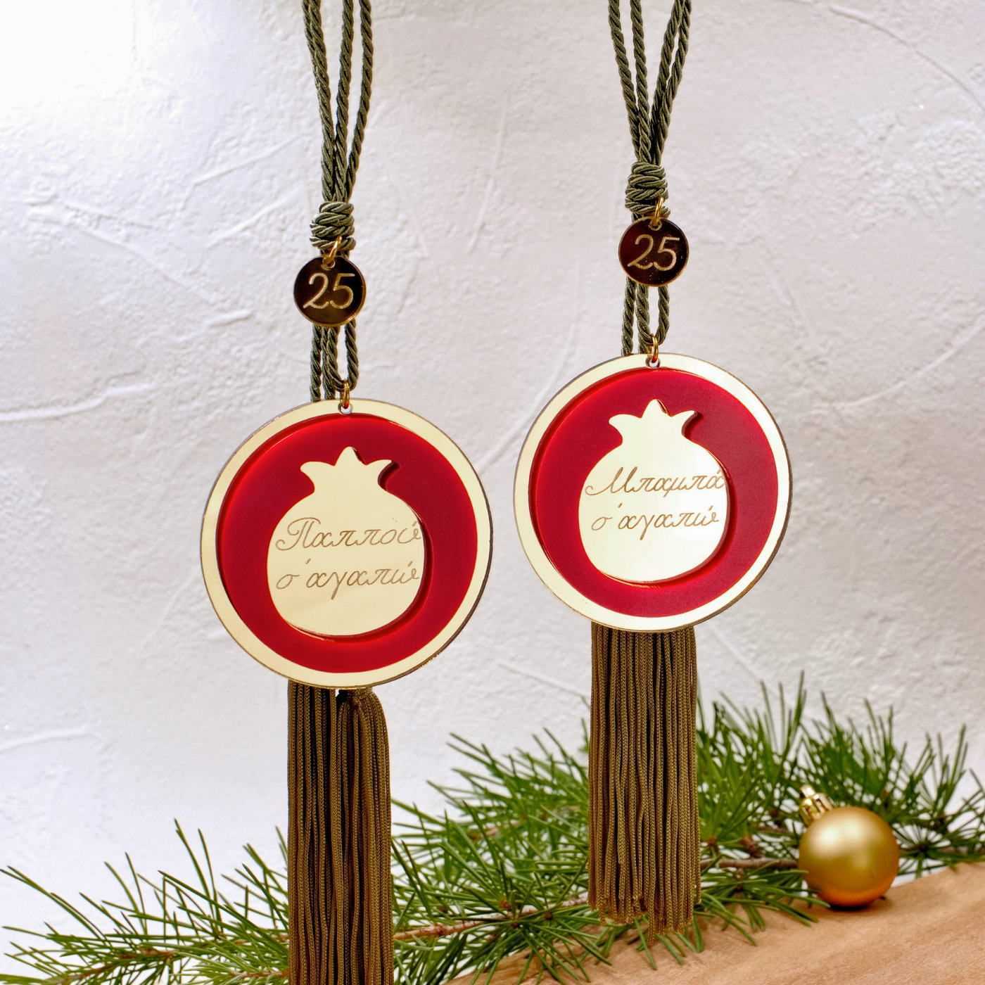 Men's Personalized Pomegranate Lucky Charm — Pendants & charms from Toolittle — additional view 8