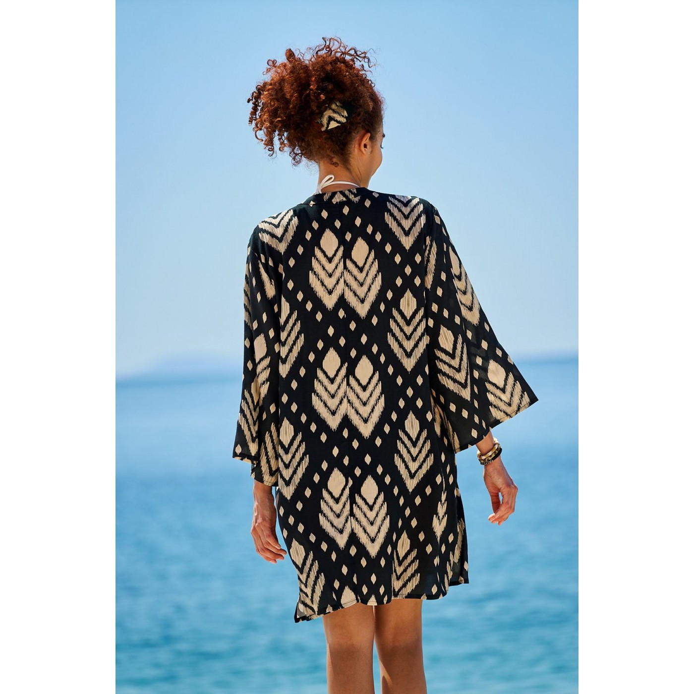 KOKKOSAMMOU Short caftan Samothraki — Dresses from Toolittle — additional view 7