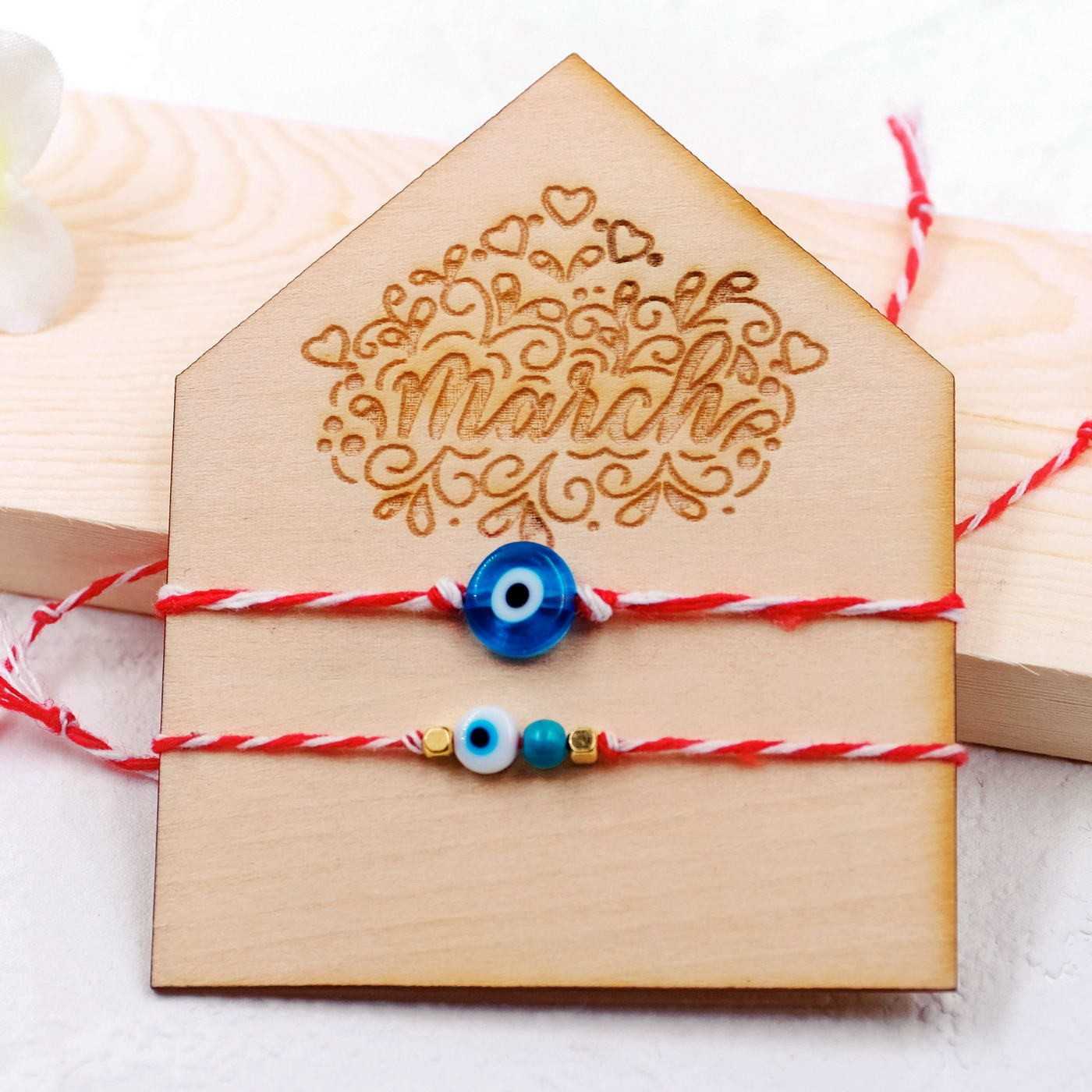 March Bracelets with Evil Eye for Couples — Bracelets from Toolittle — additional view 4