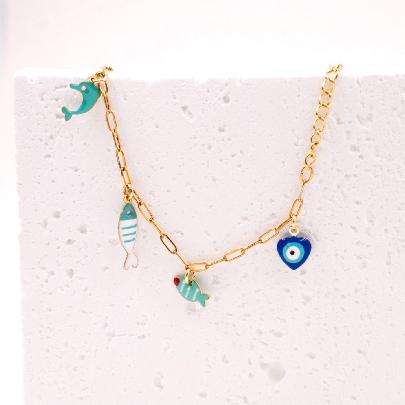 Kid's Fish Inox Chain Bracelet — Bracelets from Toolittle — additional view 4