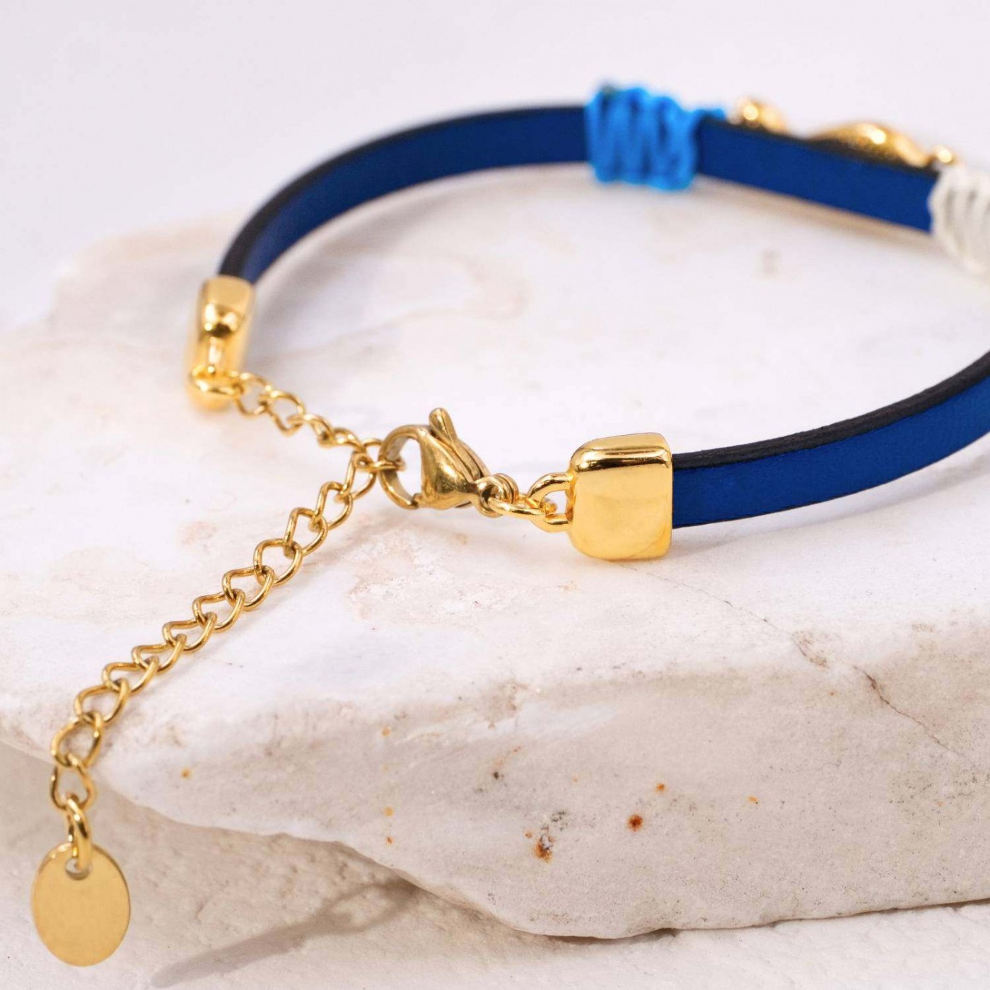 Enamelled Fish Leather Bracelet — Bracelets from Toolittle — additional view 2