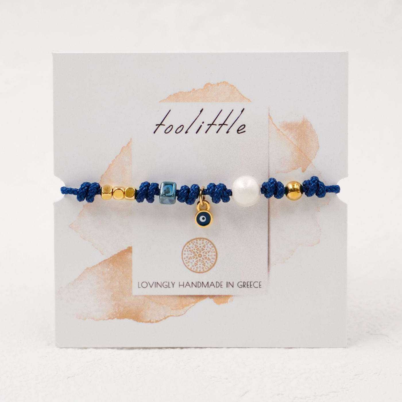 Makrame Bracelet with Evil Eye — Bracelets from Toolittle — additional view 2