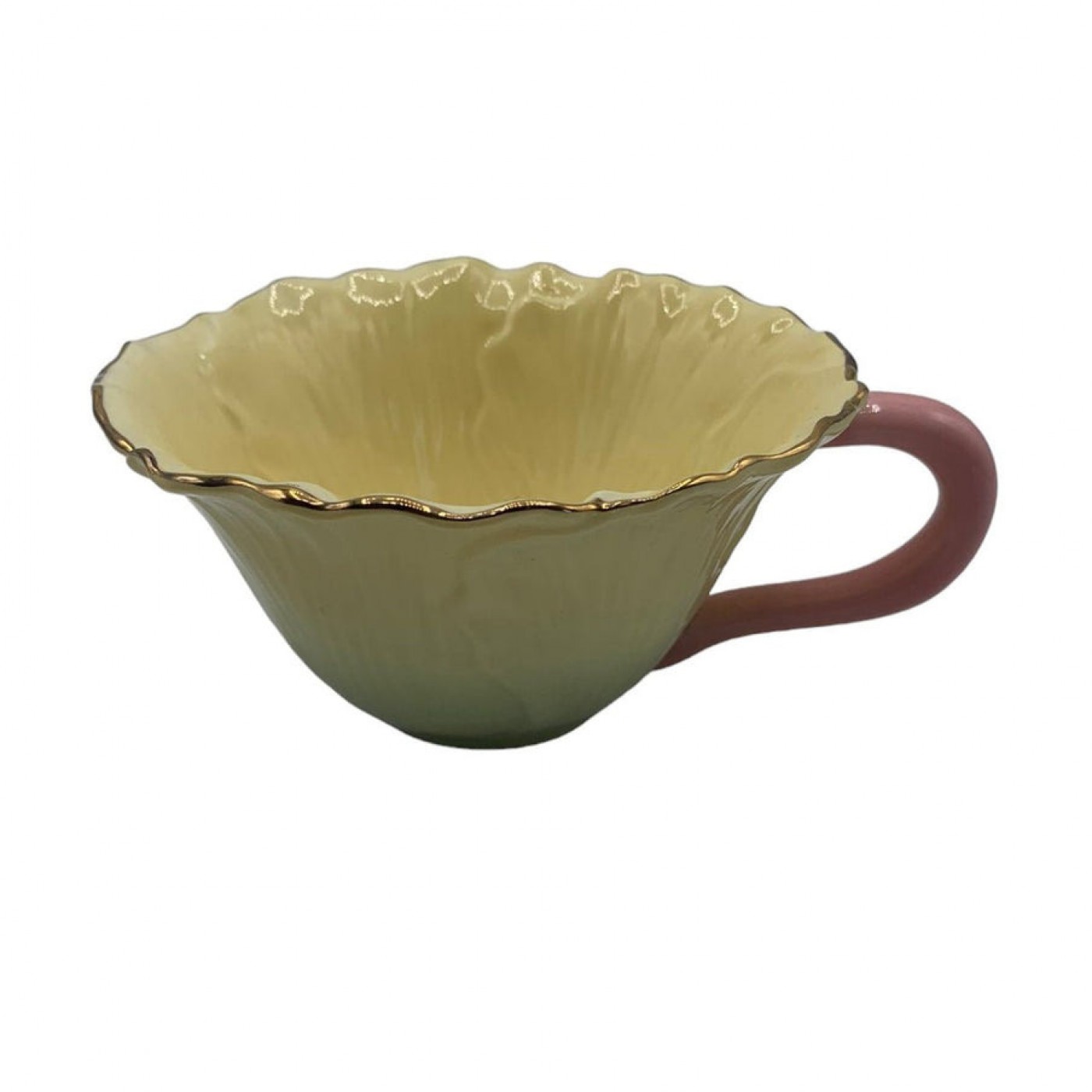 Posy Yellow Tea Cup — Ceramics & pottery from Toolittle — additional view 3