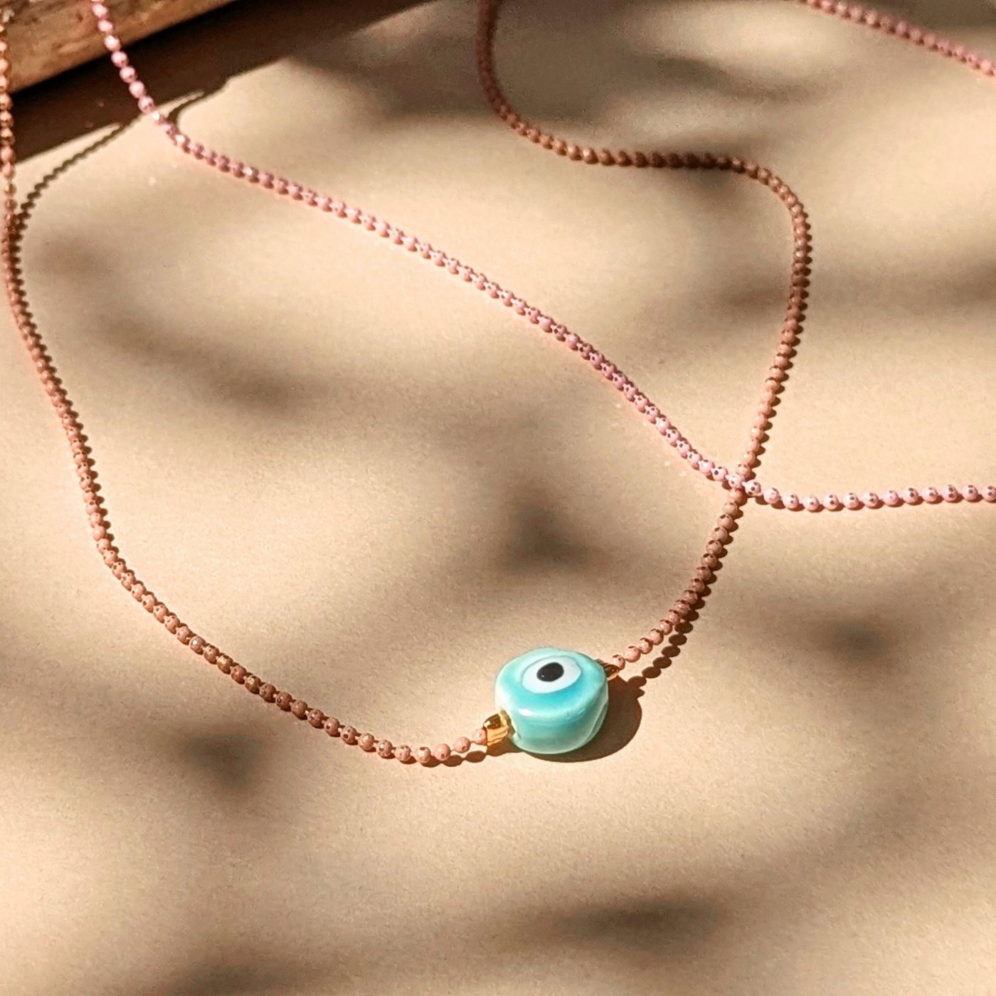 Chain Necklace with Evil Eye — Necklaces from Toolittle — additional view 6