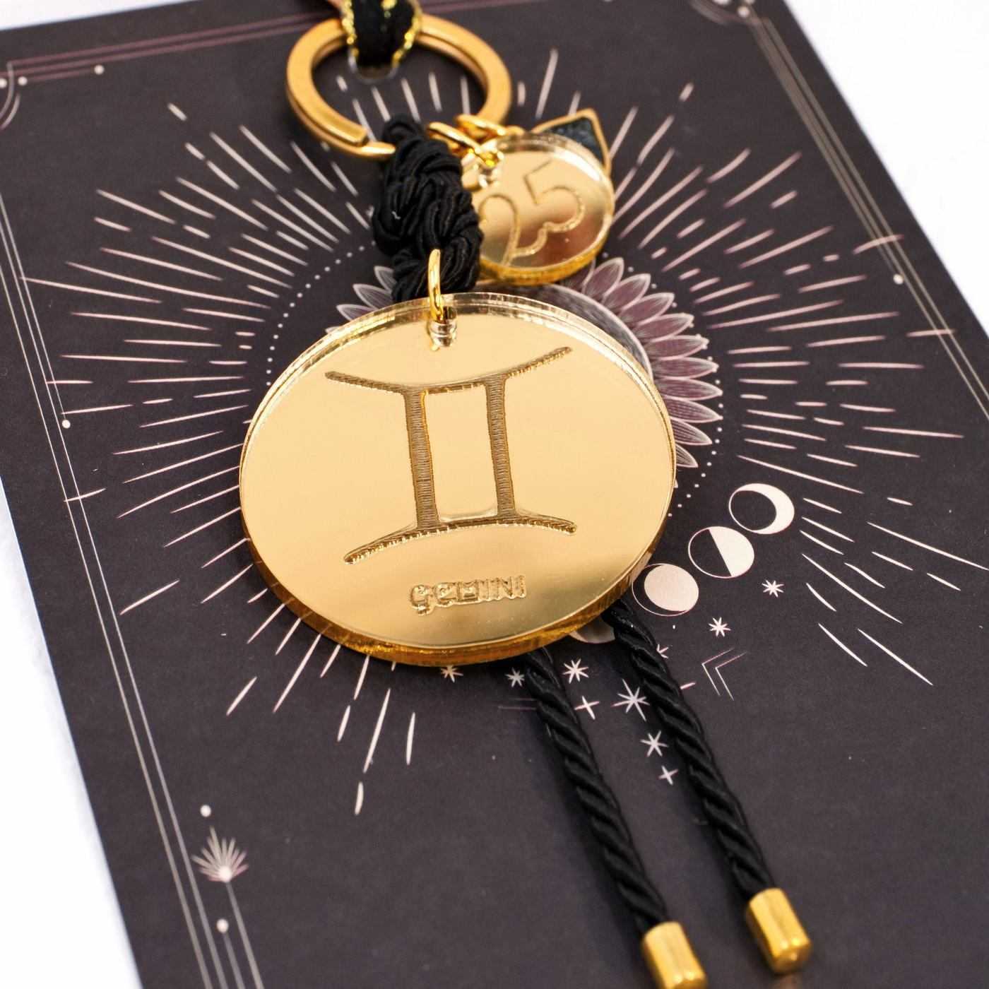 Gemini Sign Lucky Keychain — Pendants & charms from Toolittle — additional view 4