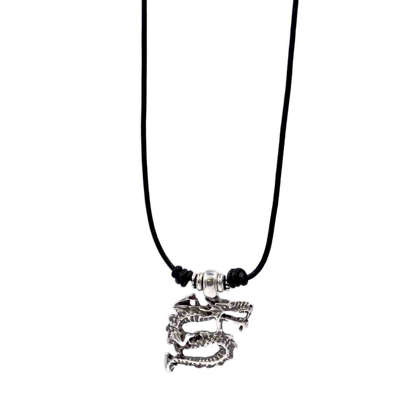 Men's necklace Silver Dragon — Necklaces from Toolittle — additional view 2
