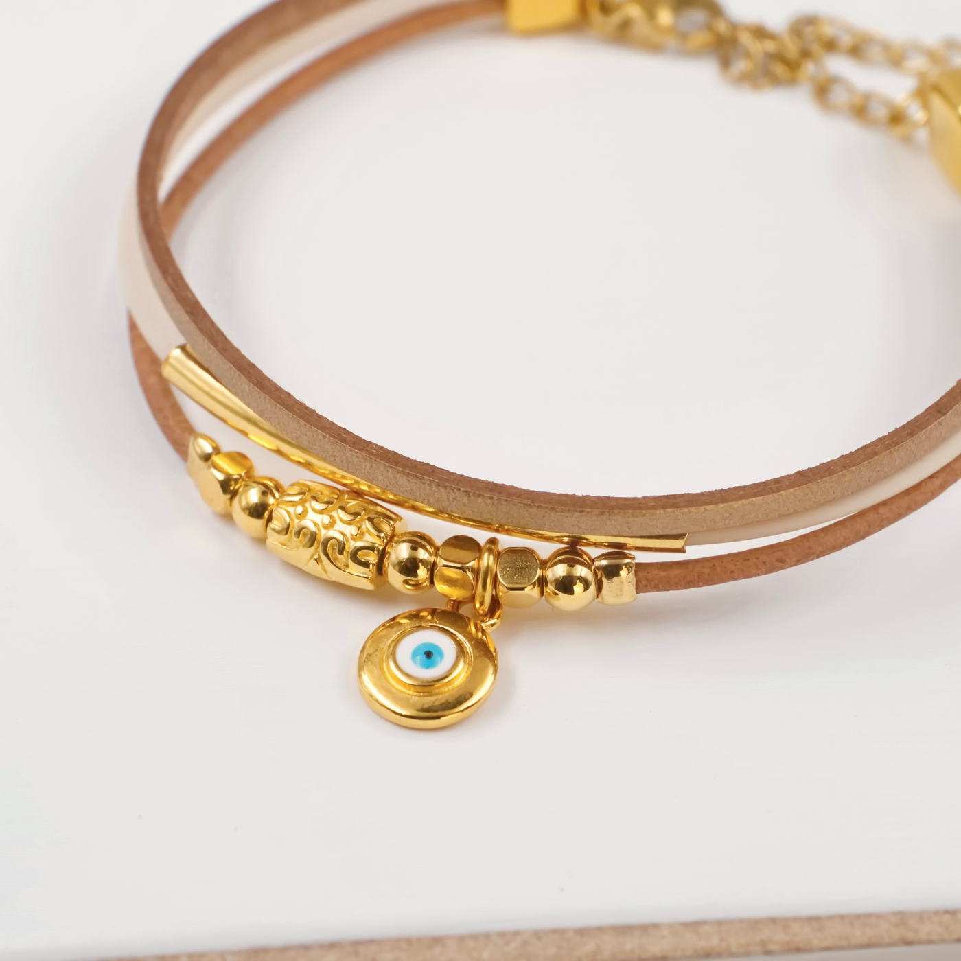 Leather & Cord Women's Bracelet — Bracelets from Toolittle — additional view 3