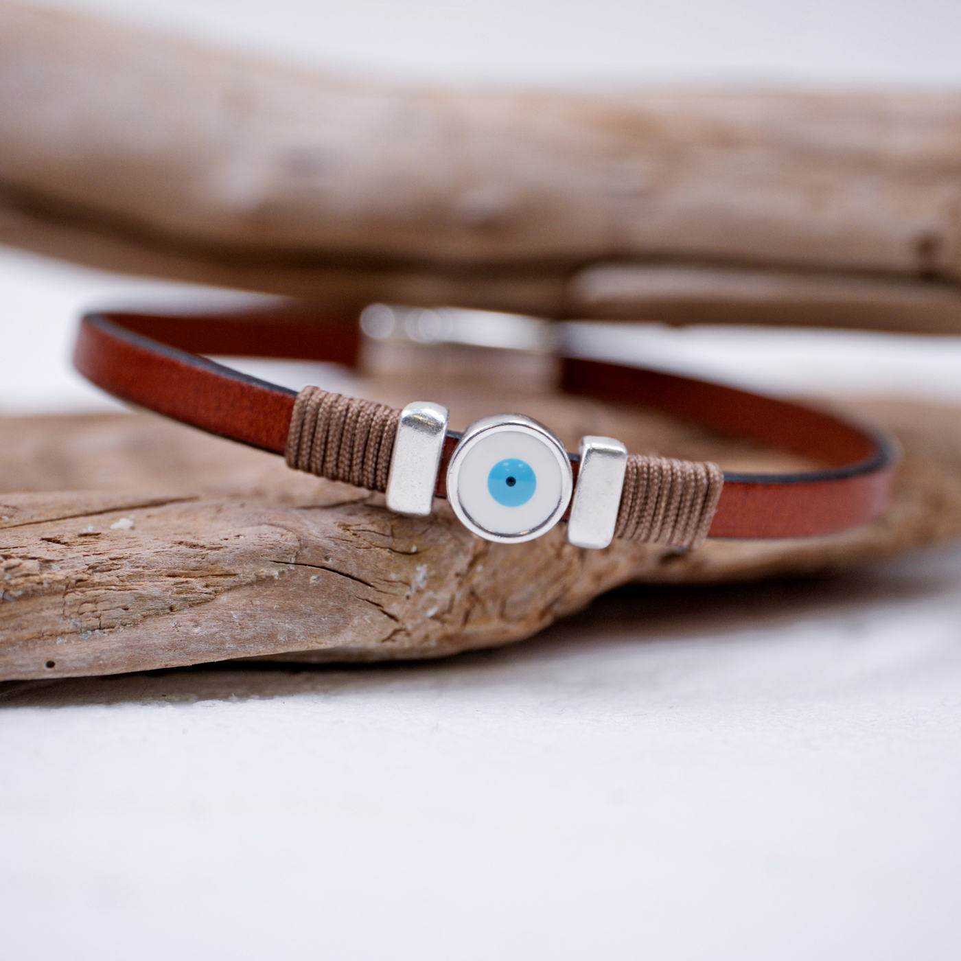 Men's Bracelet with Evil Eye — Bracelets from Toolittle — additional view 3