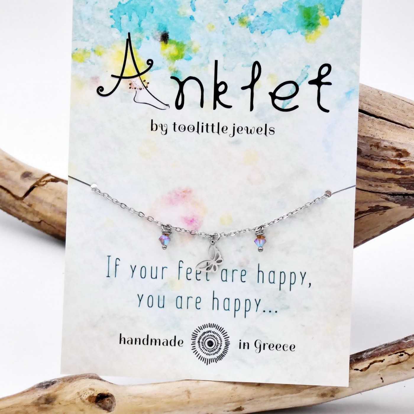 Silver Staybright stainless steel Anklet — Anklets from Toolittle — additional view 5