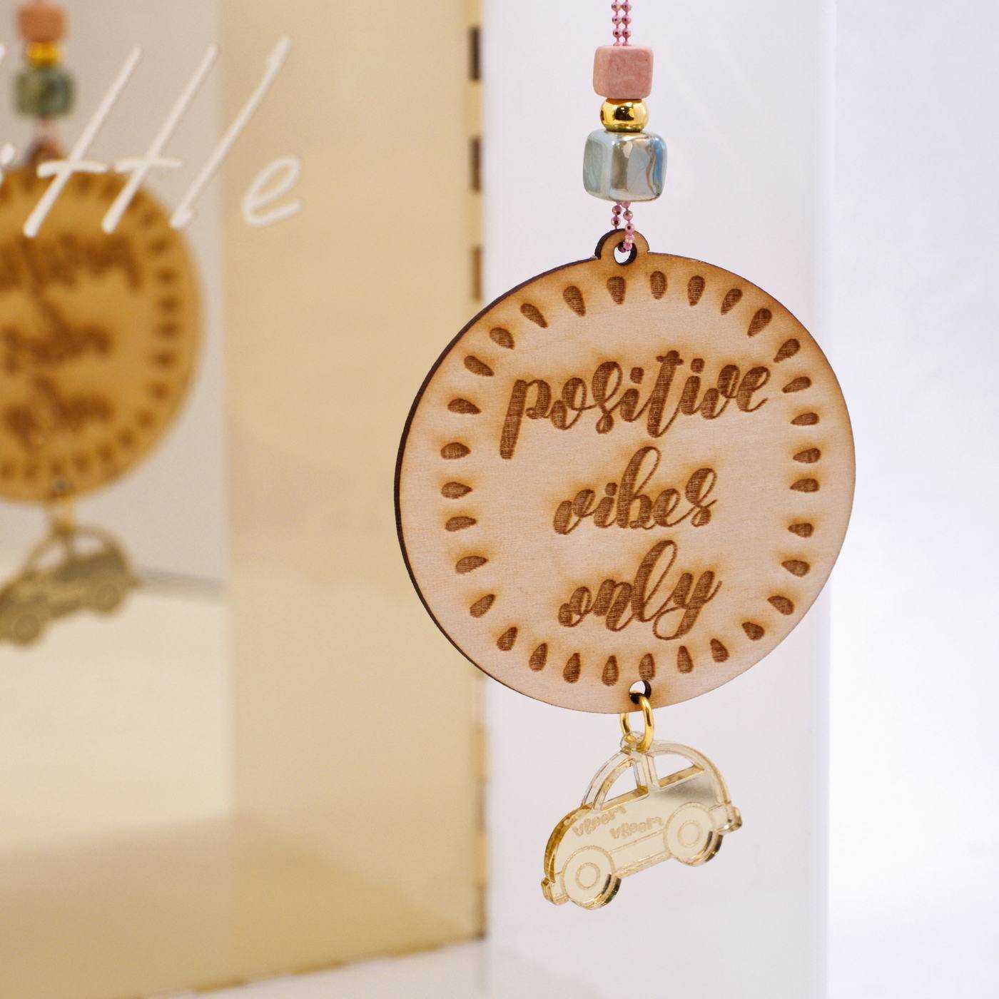 Positive Vibes Good luck Car charm — Pendants & charms from Toolittle — additional view 2