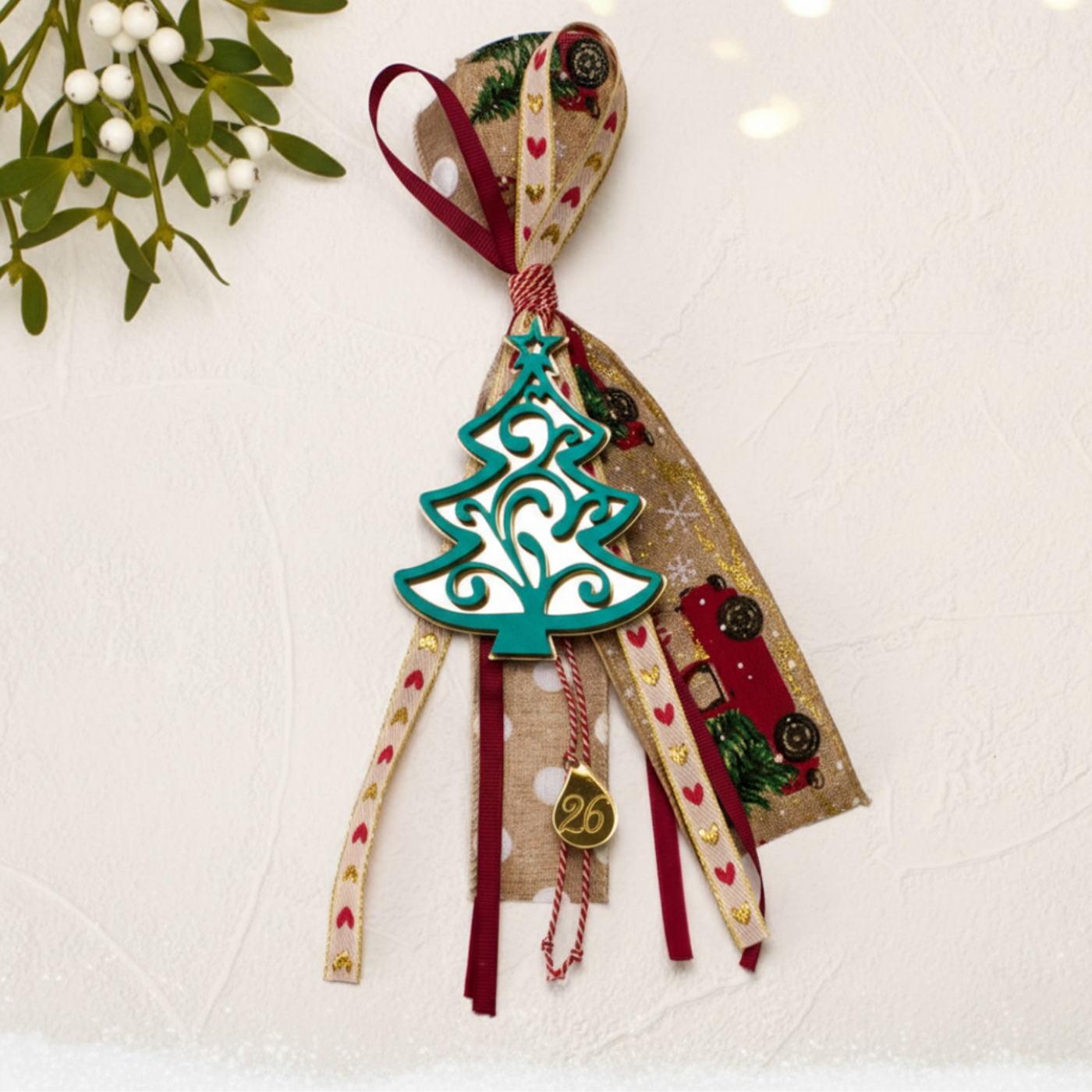 Hanging 2026 Lucky Charm – Christmas Tree — Pendants & charms from Toolittle — additional view 3