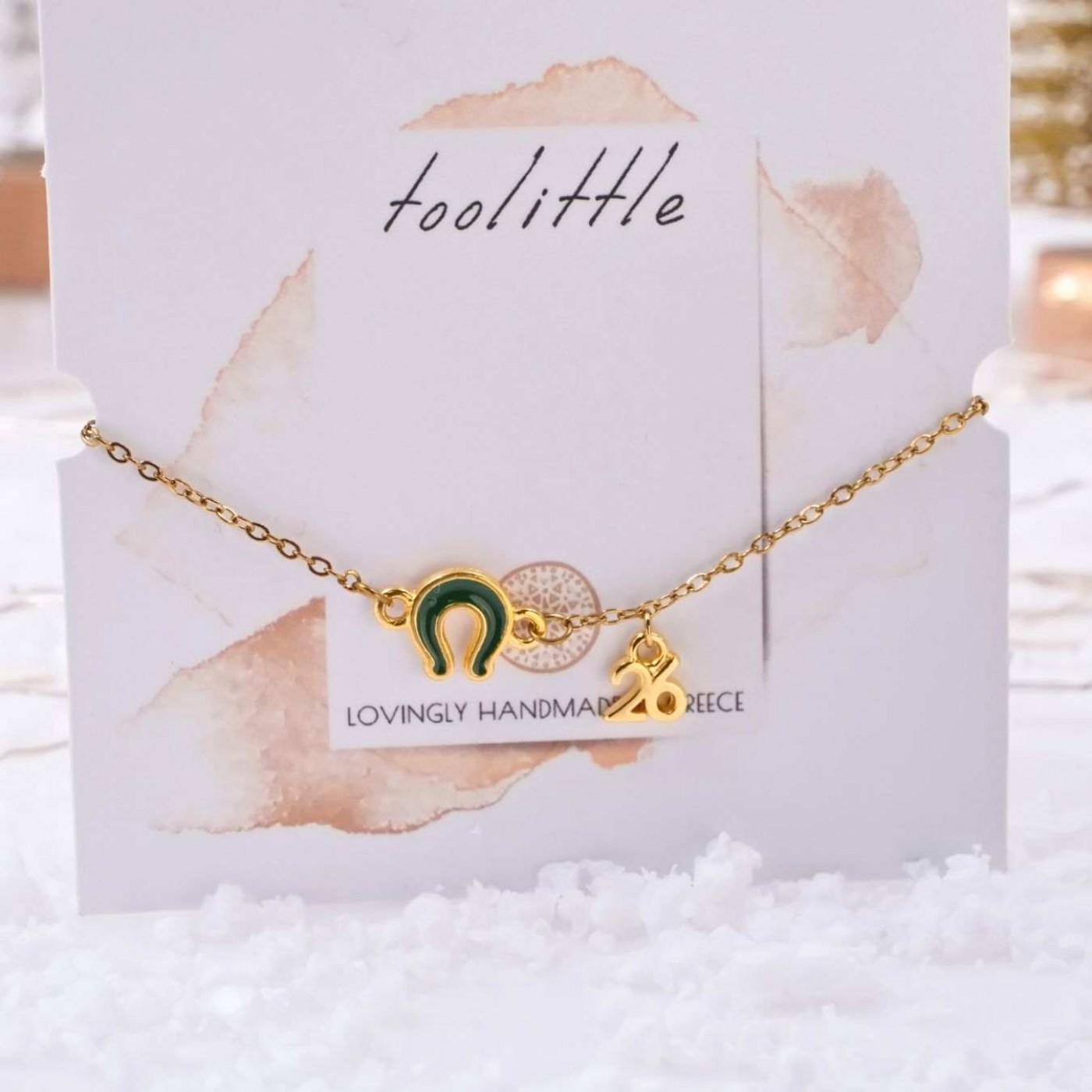 2026 Lucky Enamelled Horseshoe Bracelet — Pendants & charms from Toolittle — additional view 5